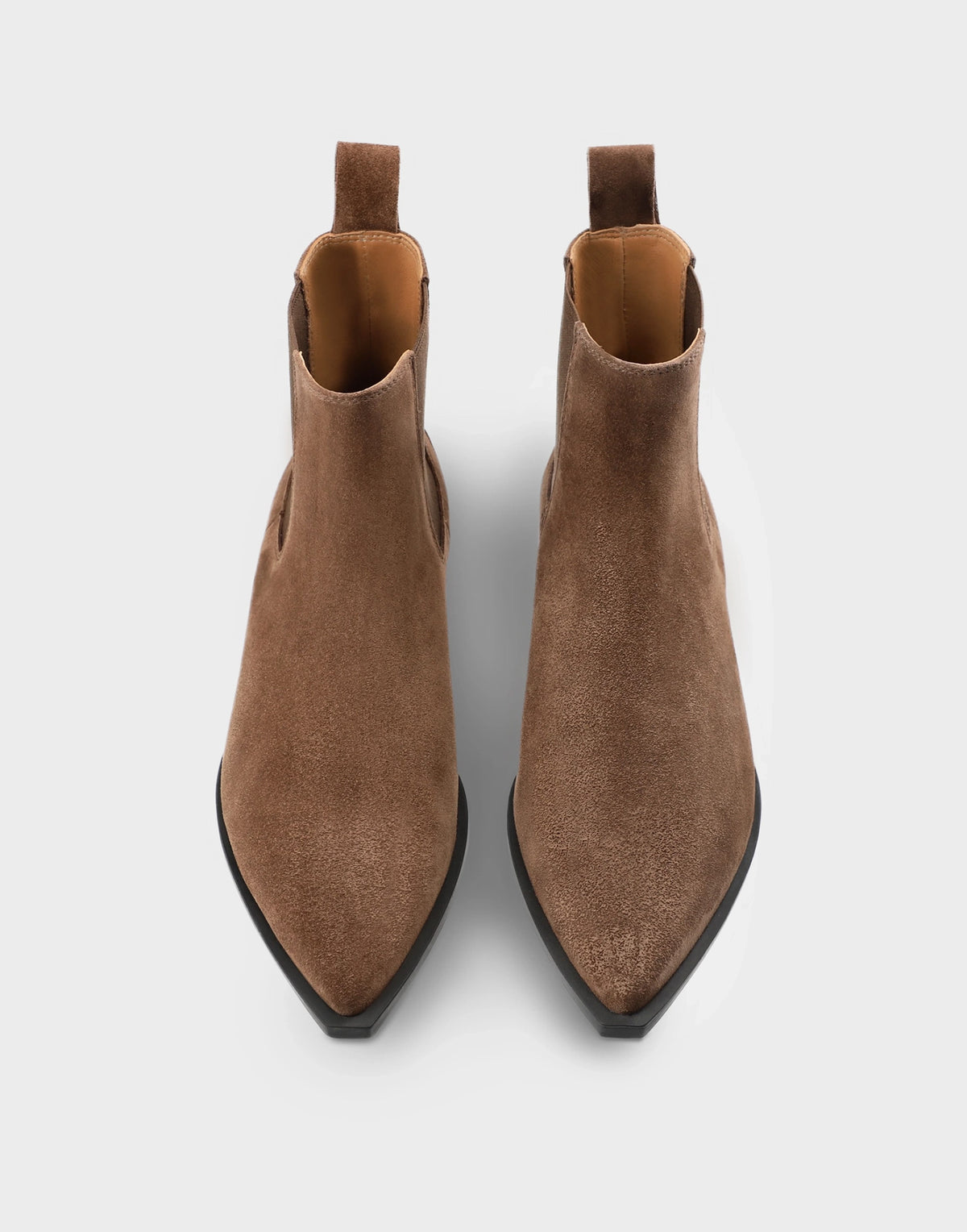 COPENHAGEN Chelsea Boots in Suede Mokka