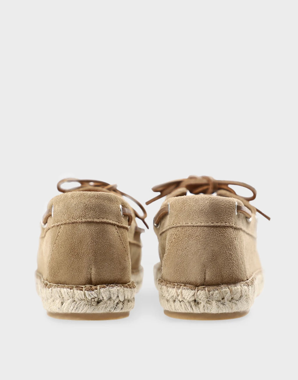COPENHAGEN Boat Espadrillas in Suede Light Brown