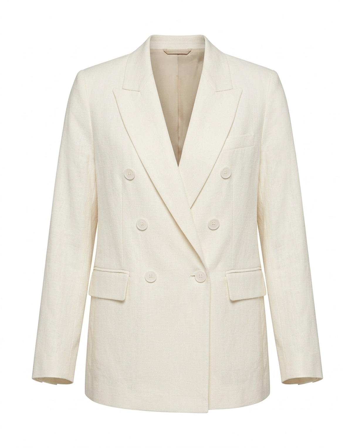 DEPARTMENT FIVE Ari Blazer Doppiopetto in Lino Avorio