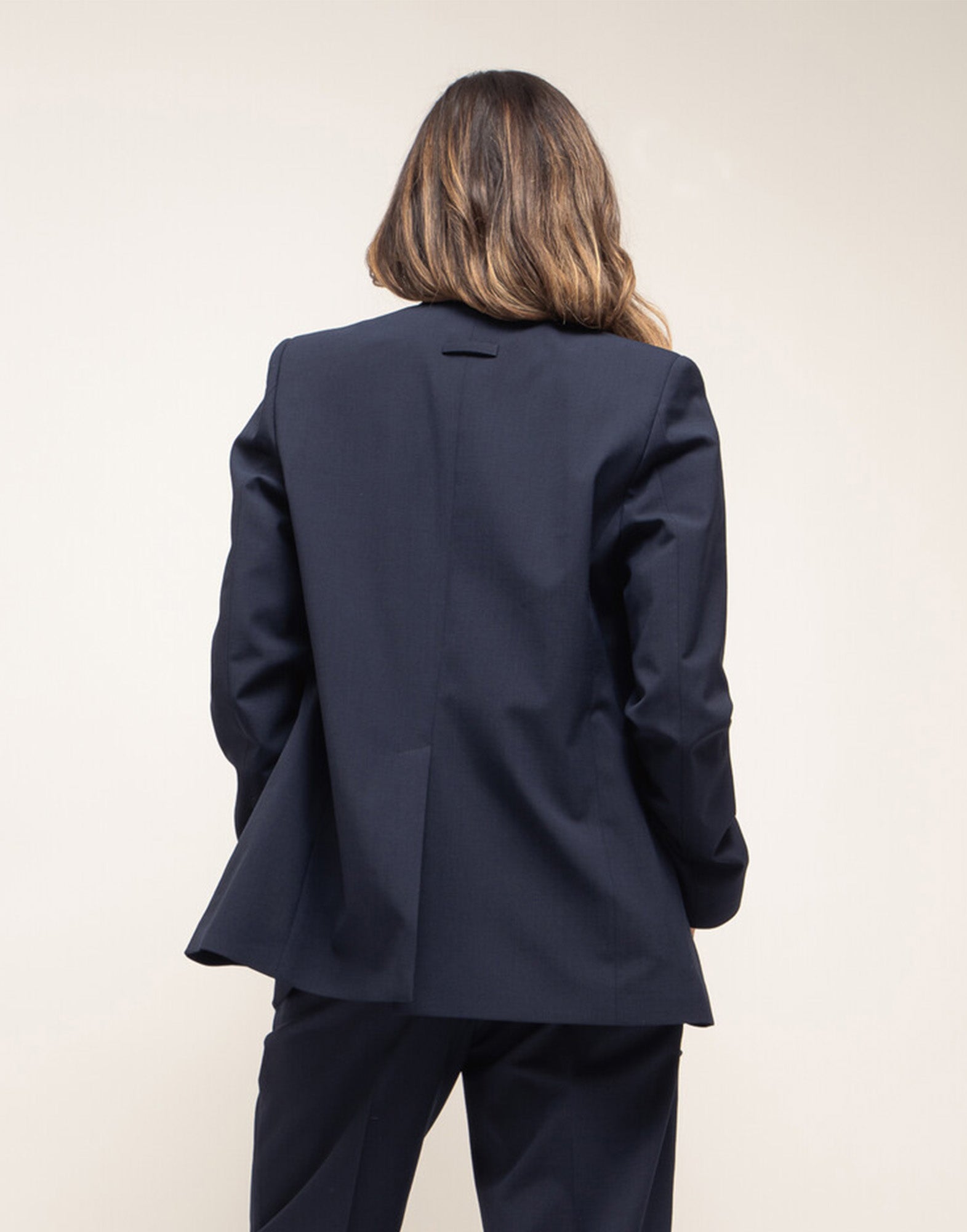 DEPARTMENT FIVE Giacca Doppiopetto Ari in Fresco Viscosa Navy