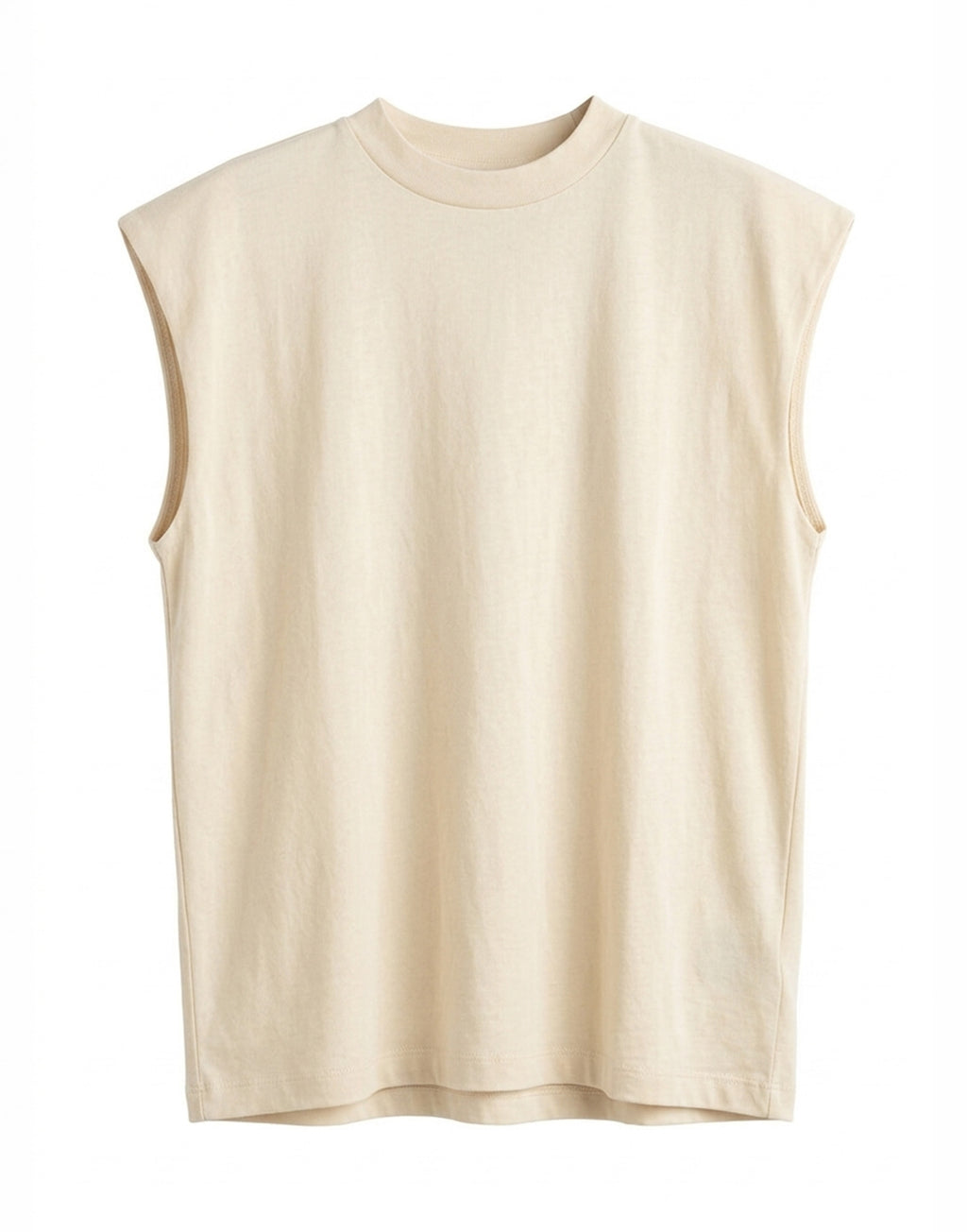 DEPARTMENT FIVE T-Shirt Smanicata con Oblò Schiena Avena