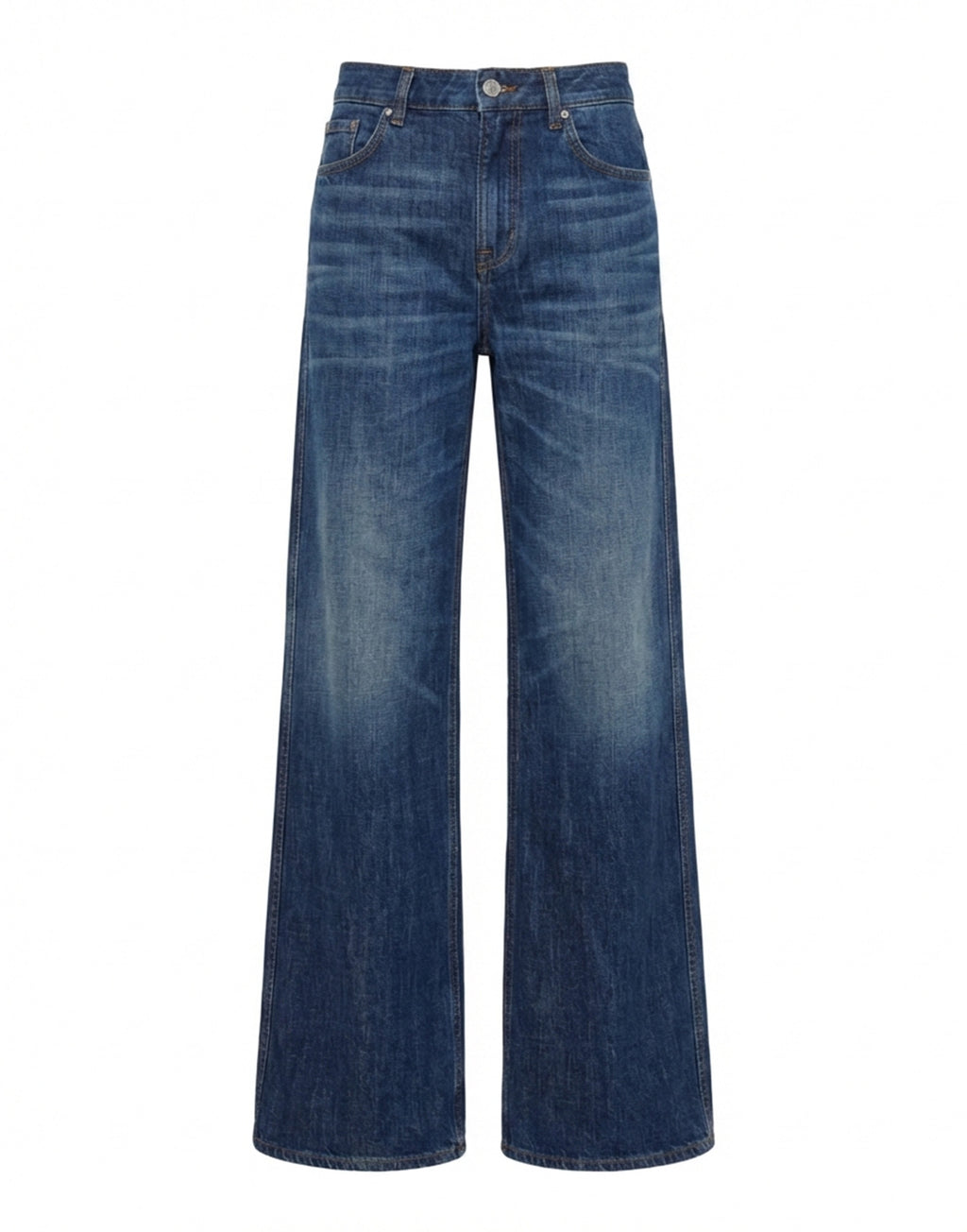 DEPARTMENT FIVE Jeans Pretender Wide Leg in Denim Blu