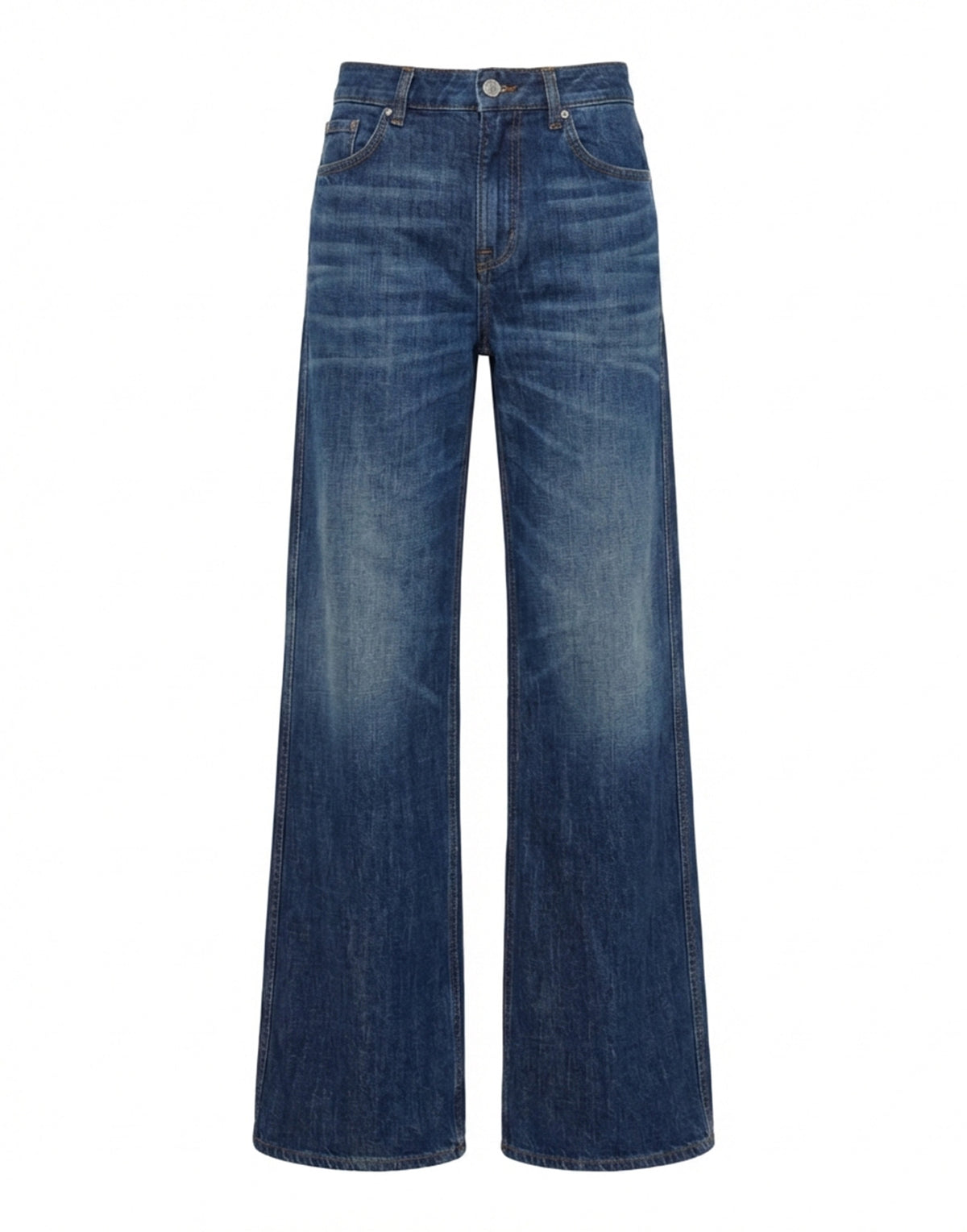 DEPARTMENT FIVE Jeans Pretender Wide Leg in Denim Blu