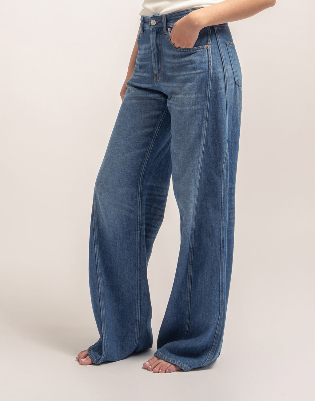DEPARTMENT FIVE Jeans a Gamba Larga Resort in Cotone e Lino