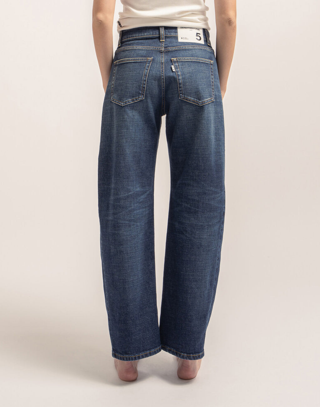 DEPARTMENT FIVE Jeans Cincity Curved in Denim Cross Blu Comfort