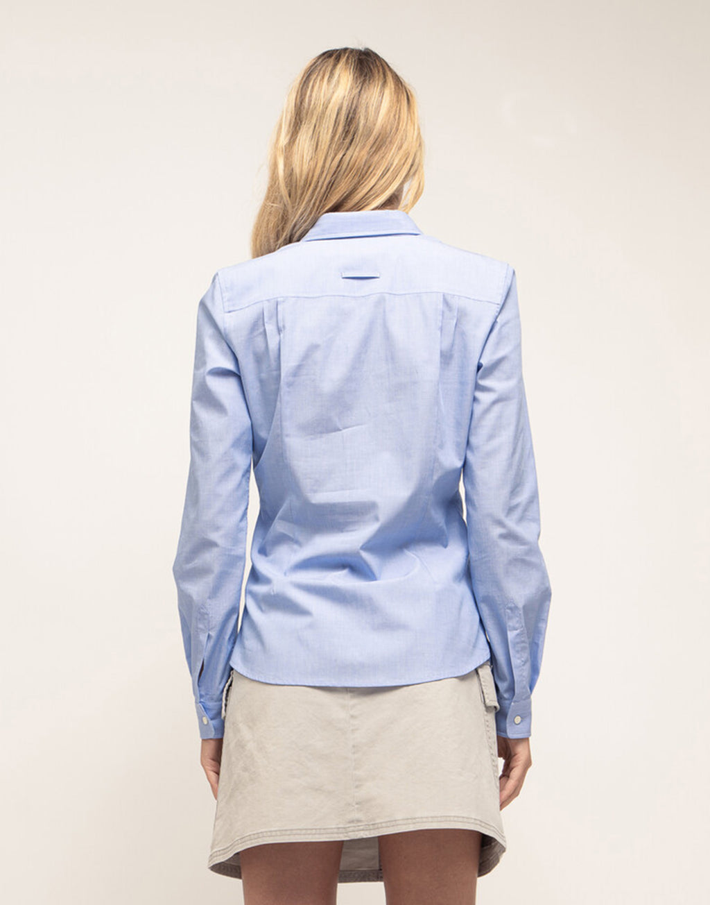 DEPARTMENT FIVE Camicia Slim in Popeline Sky