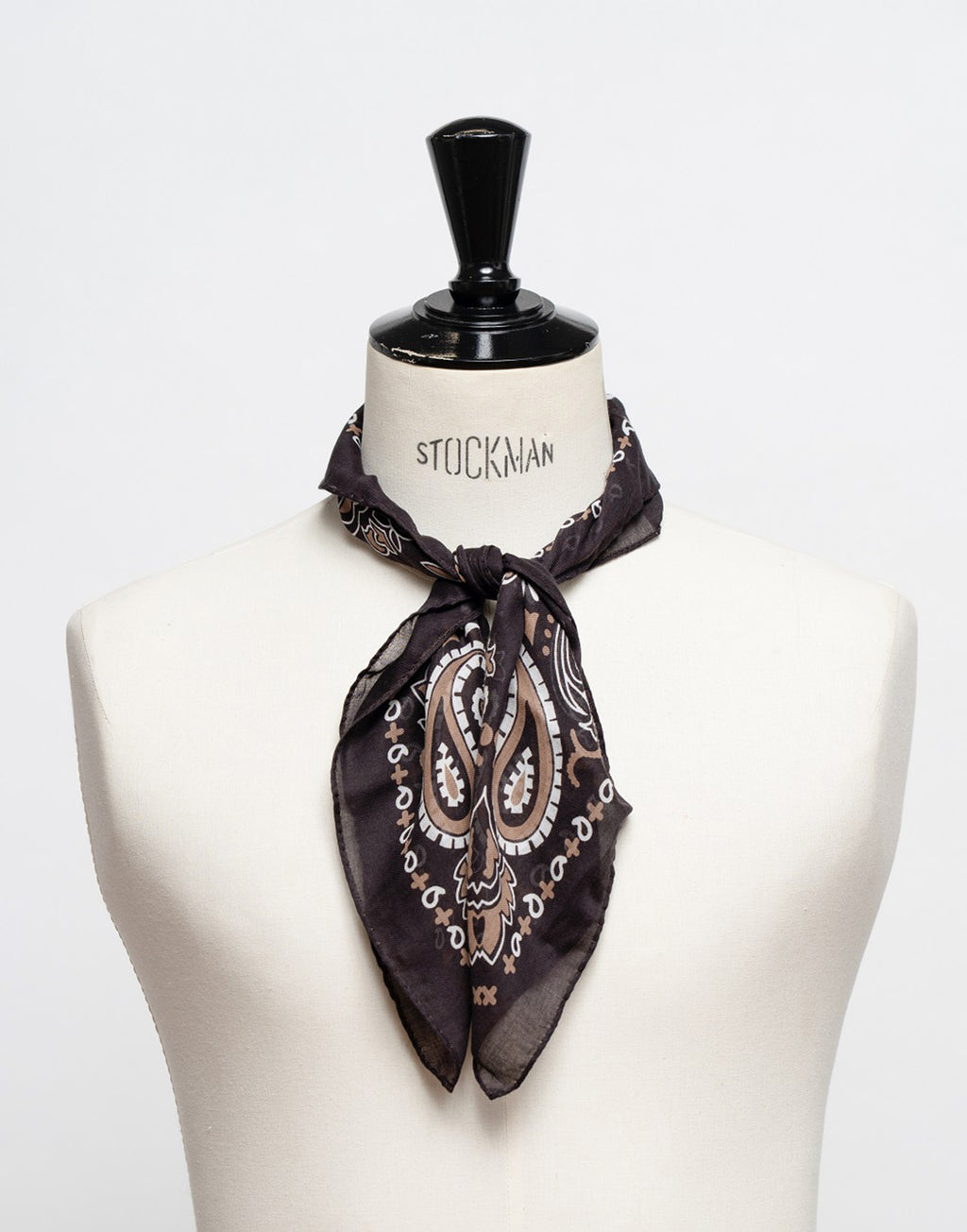 DESTIN Bandana Piccola in Cotone Choco