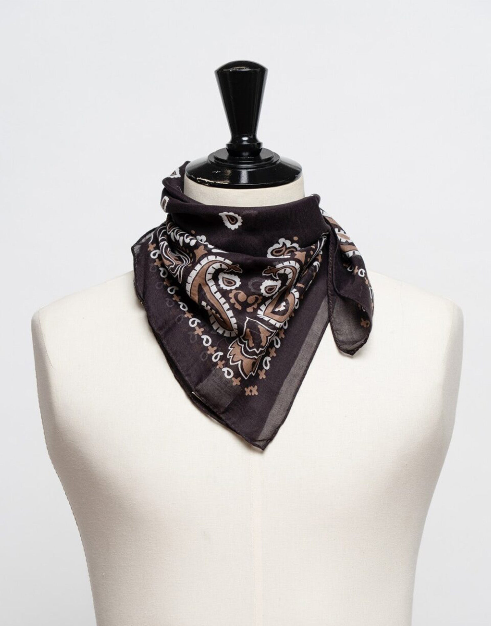 DESTIN Bandana Piccola in Cotone Choco