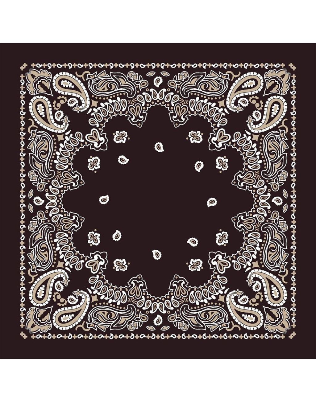 DESTIN Bandana Piccola in Cotone Choco