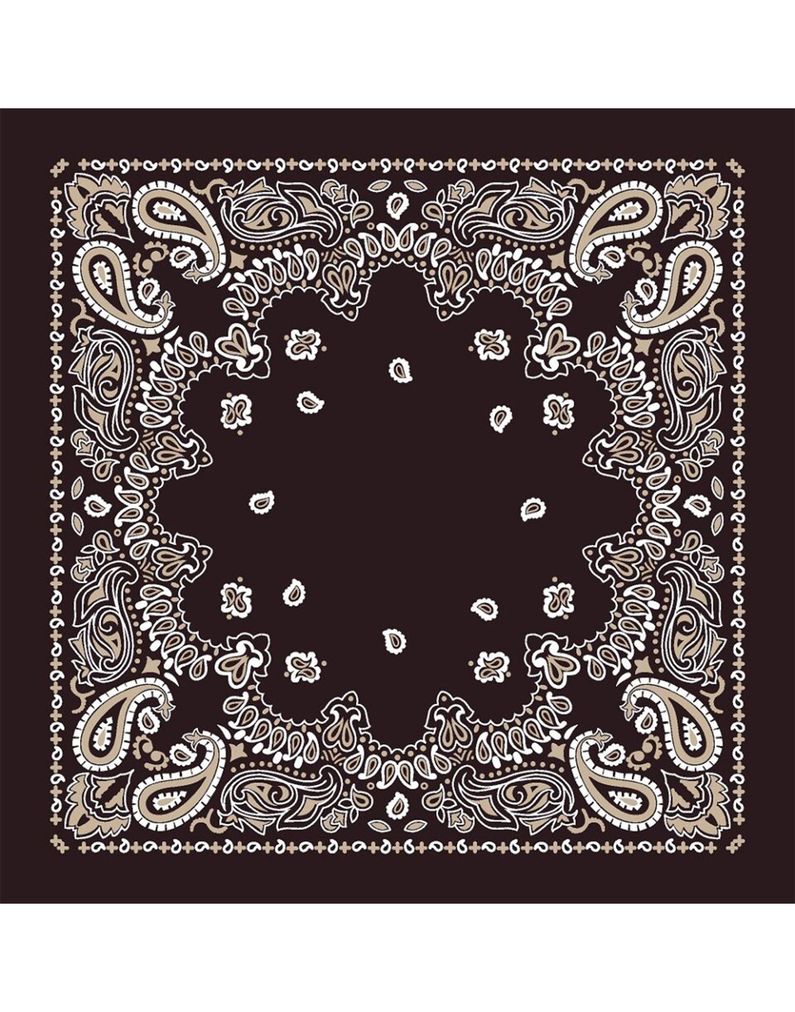 DESTIN Bandana Piccola in Cotone Choco