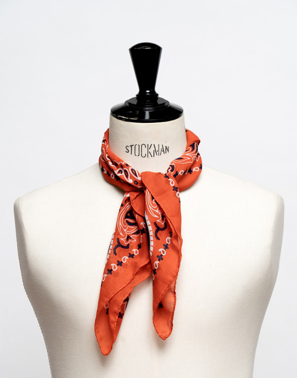 DESTIN Bandana Piccola in Cotone Corallo