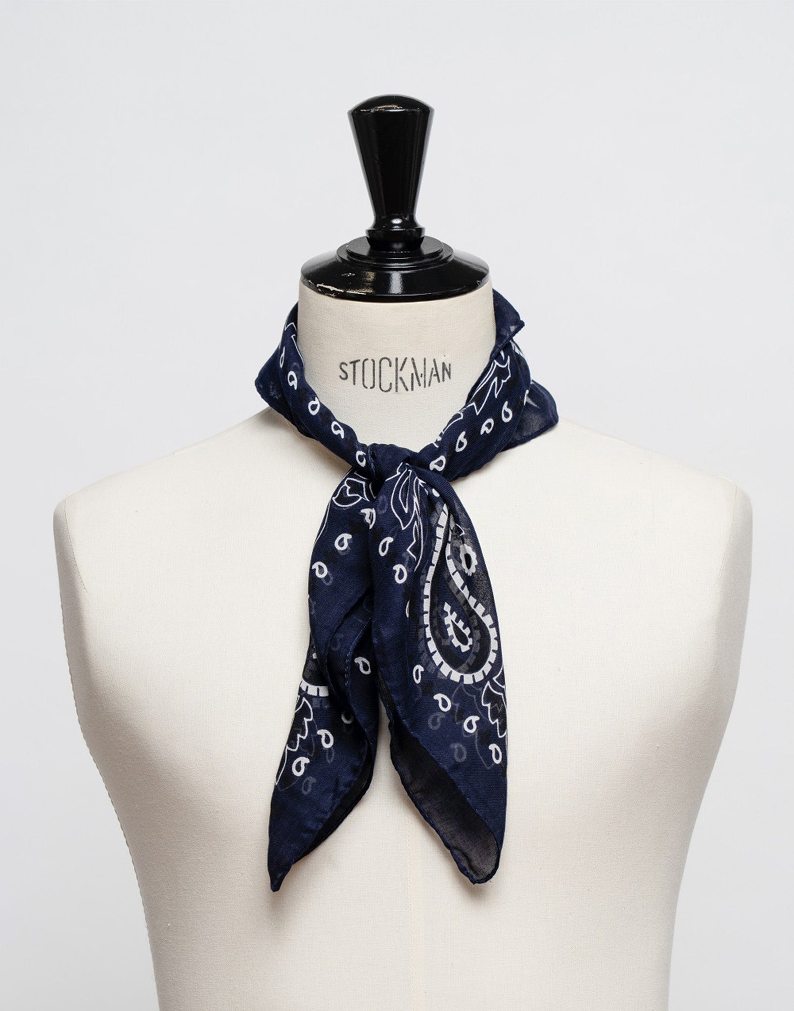DESTIN Bandana Piccola in Cotone Navy