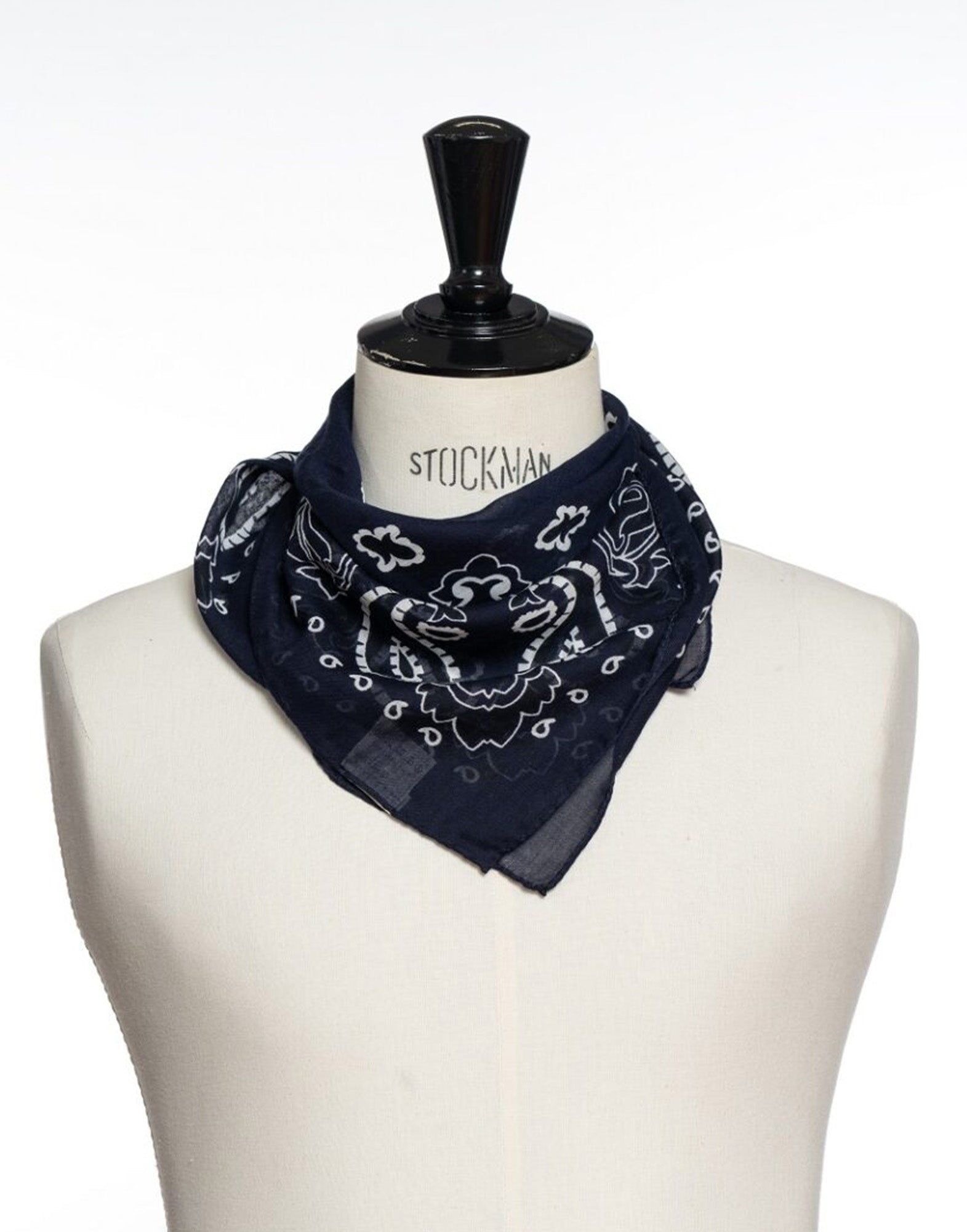 DESTIN Bandana Piccola in Cotone Navy