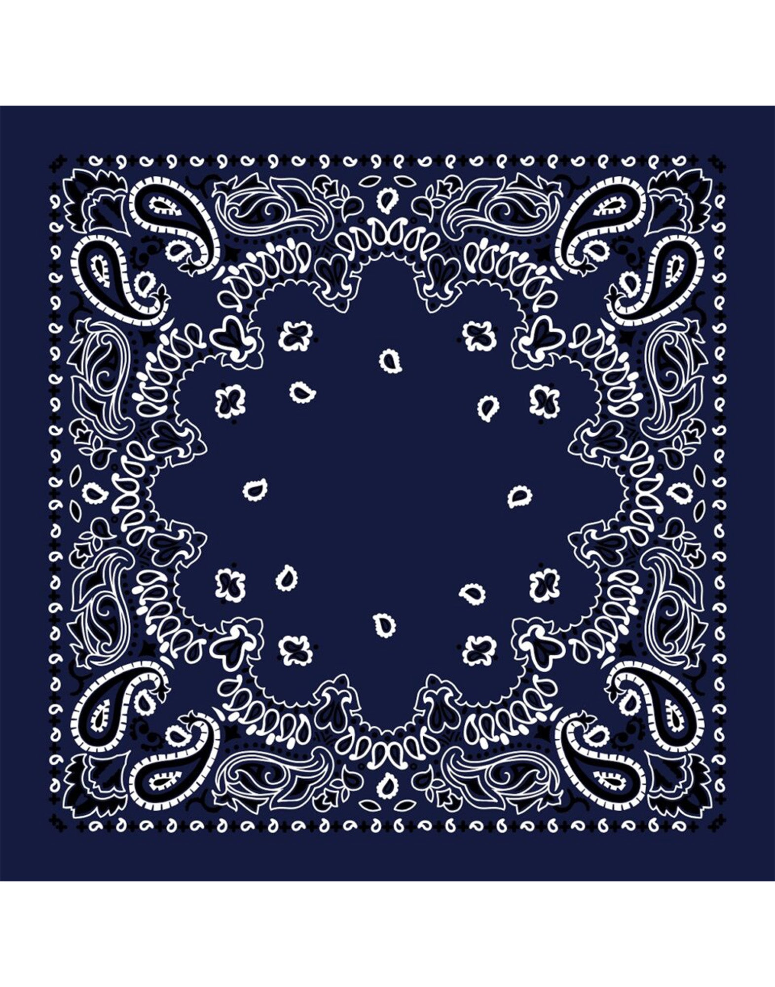 DESTIN Bandana Piccola in Cotone Navy