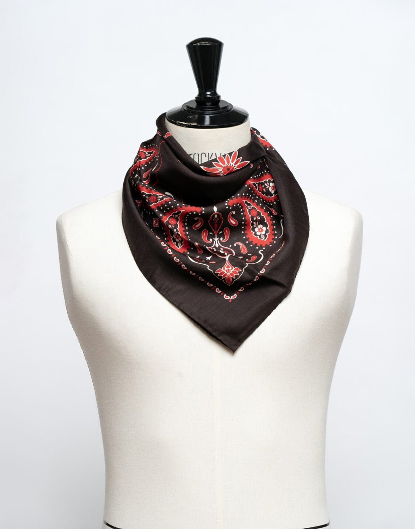 DESTIN Bandana Pino in Modal e Seta Choco