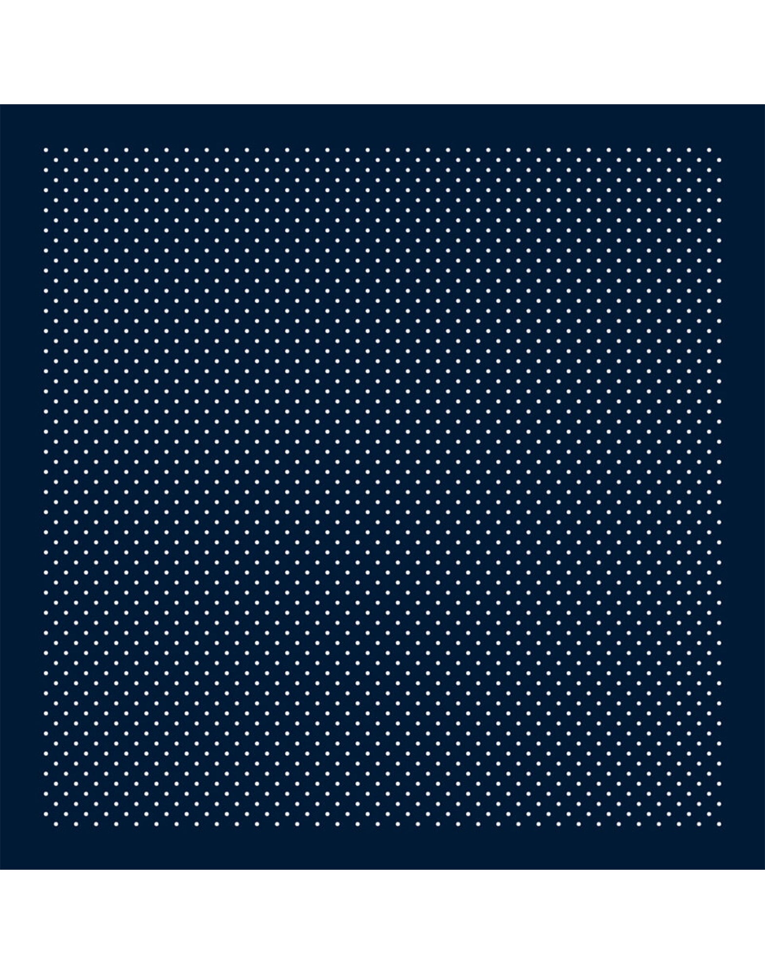 DESTIN Foulard Pino a Pois in Modal e Seta Navy