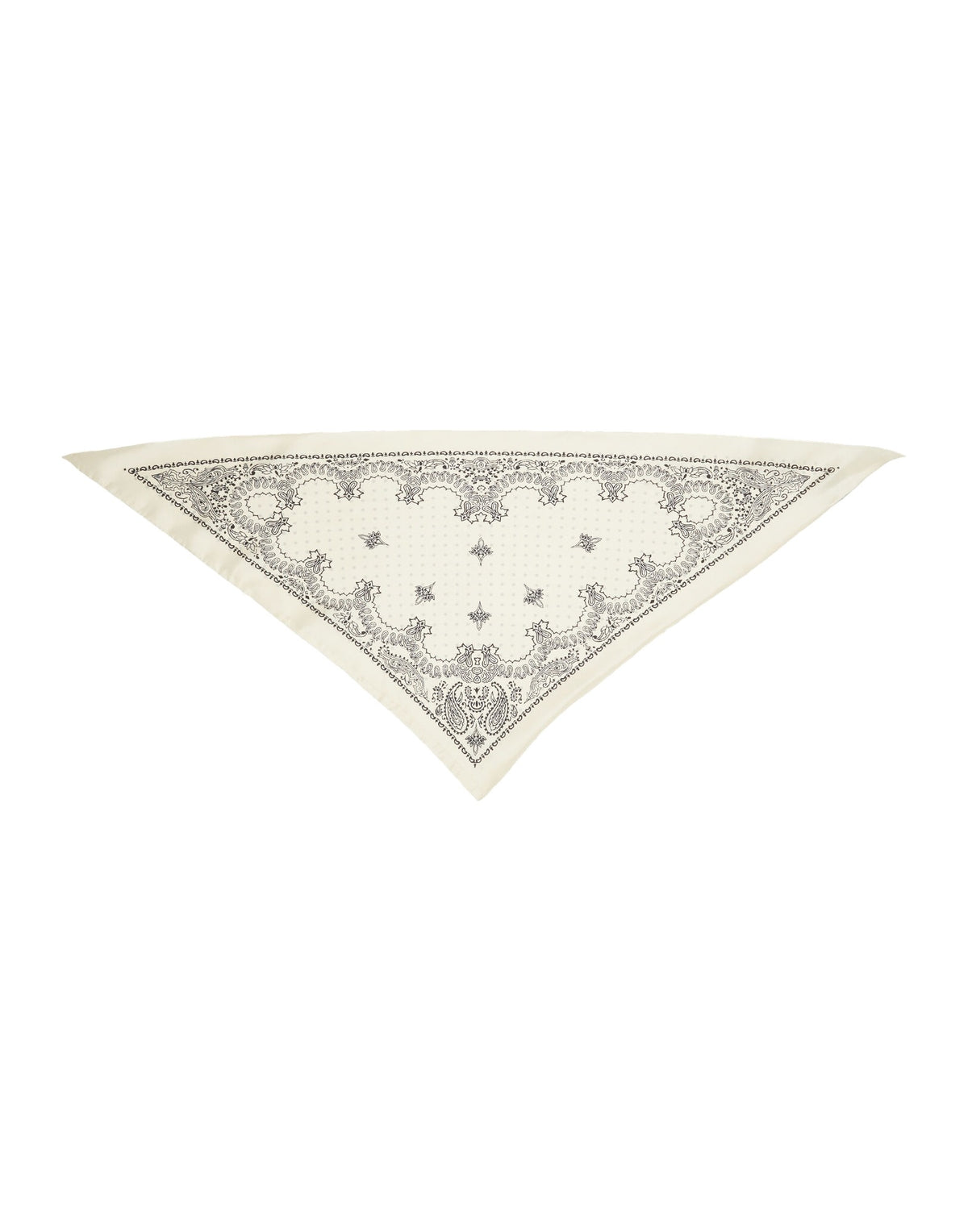 DESTIN Bandana Sens Triangolo in Seta Cream