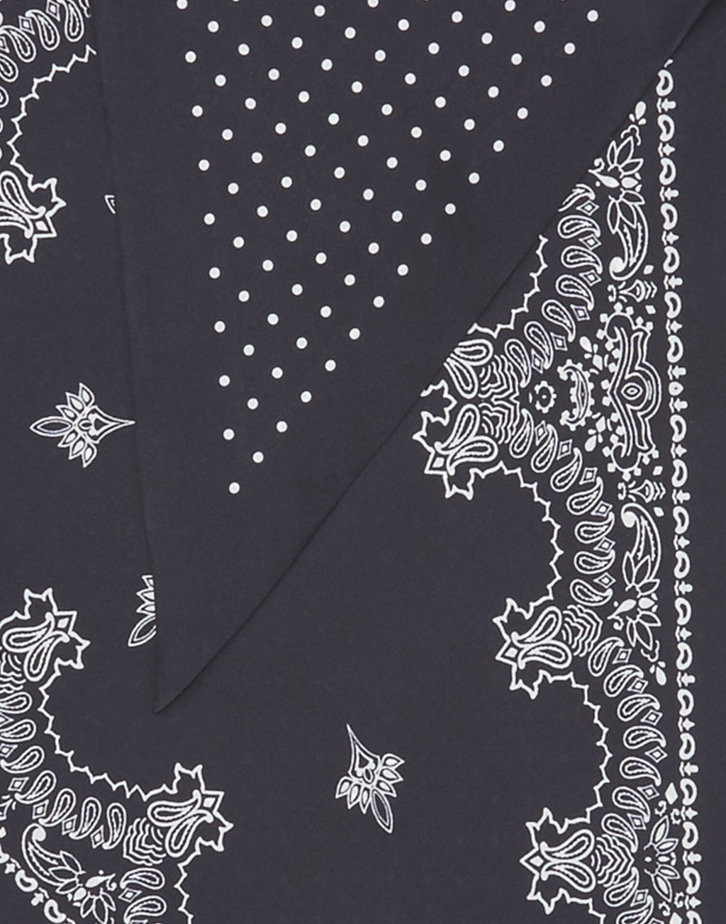 DESTIN Bandana Sens Triangolo in Seta Navy