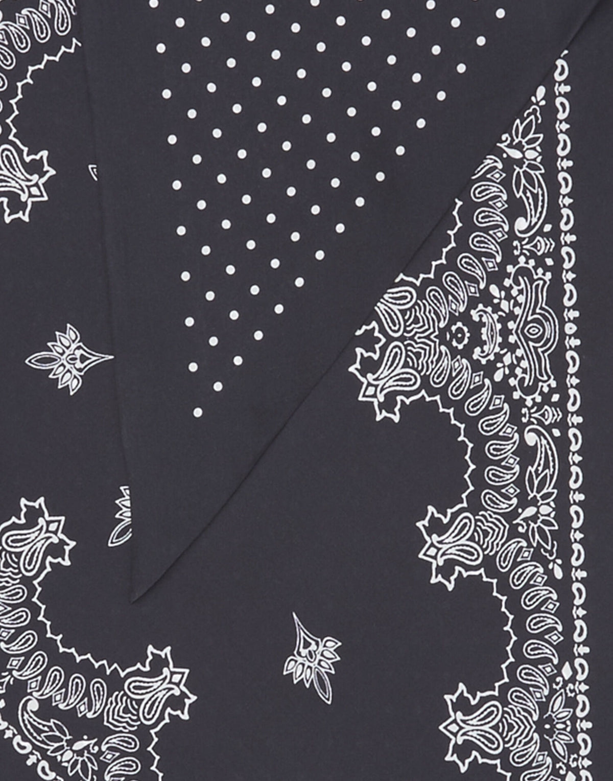 DESTIN Bandana Sens Triangolo in Seta Navy