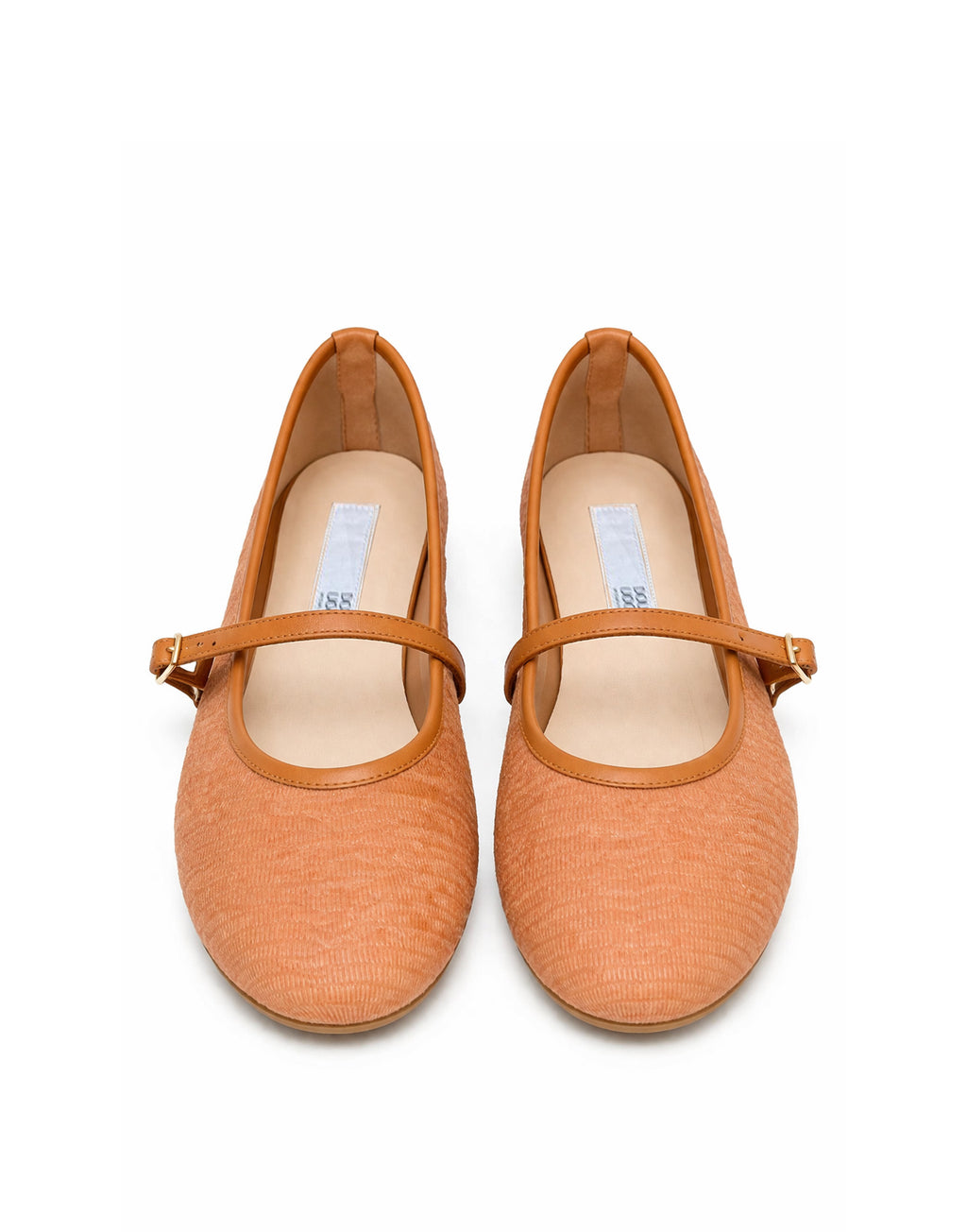 DOUUOD Ballerine Mary Jane in Tessuto Mattone
