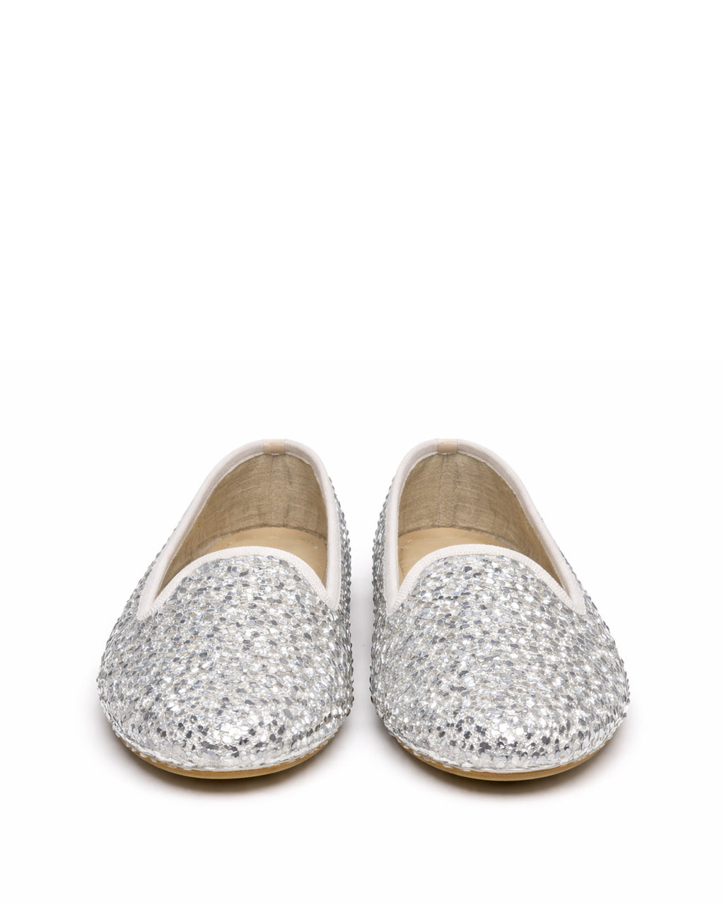 DOUUOD Slip On in Paillettes Argento