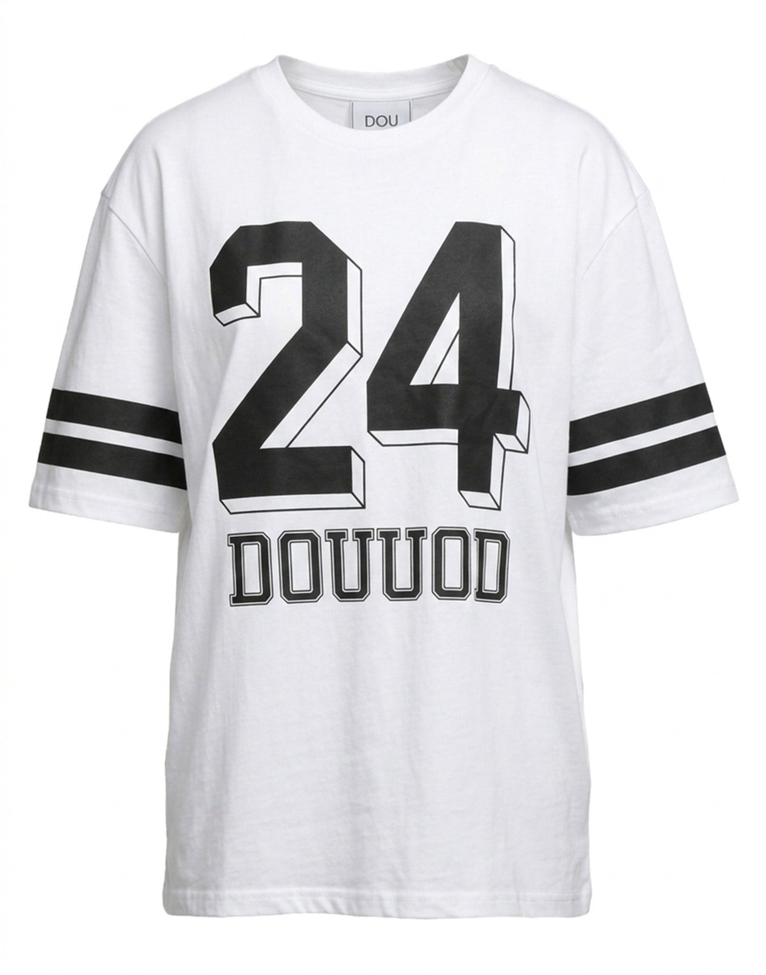 DOUUOD T-shirt Numeric Logo 24 Off White