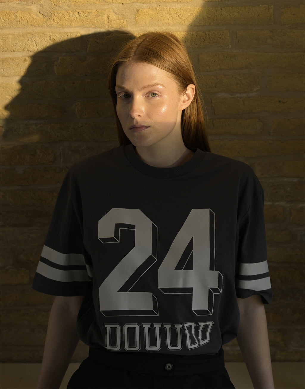 DOUUOD T-shirt Numeric Logo 24 Antracite