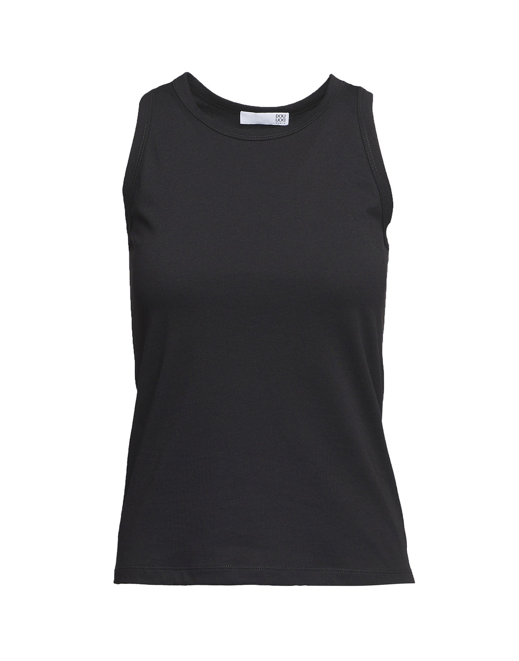 DOUUOD Top Tank Smanicato Logo DD Nero