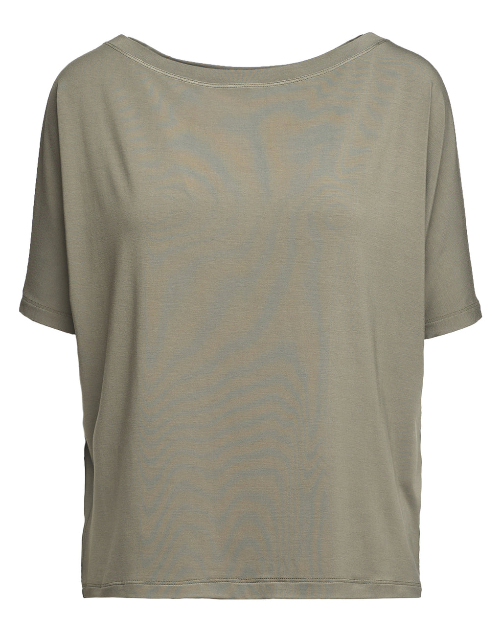 DOUUOD T-shirt Kimono in Bamboo Militare