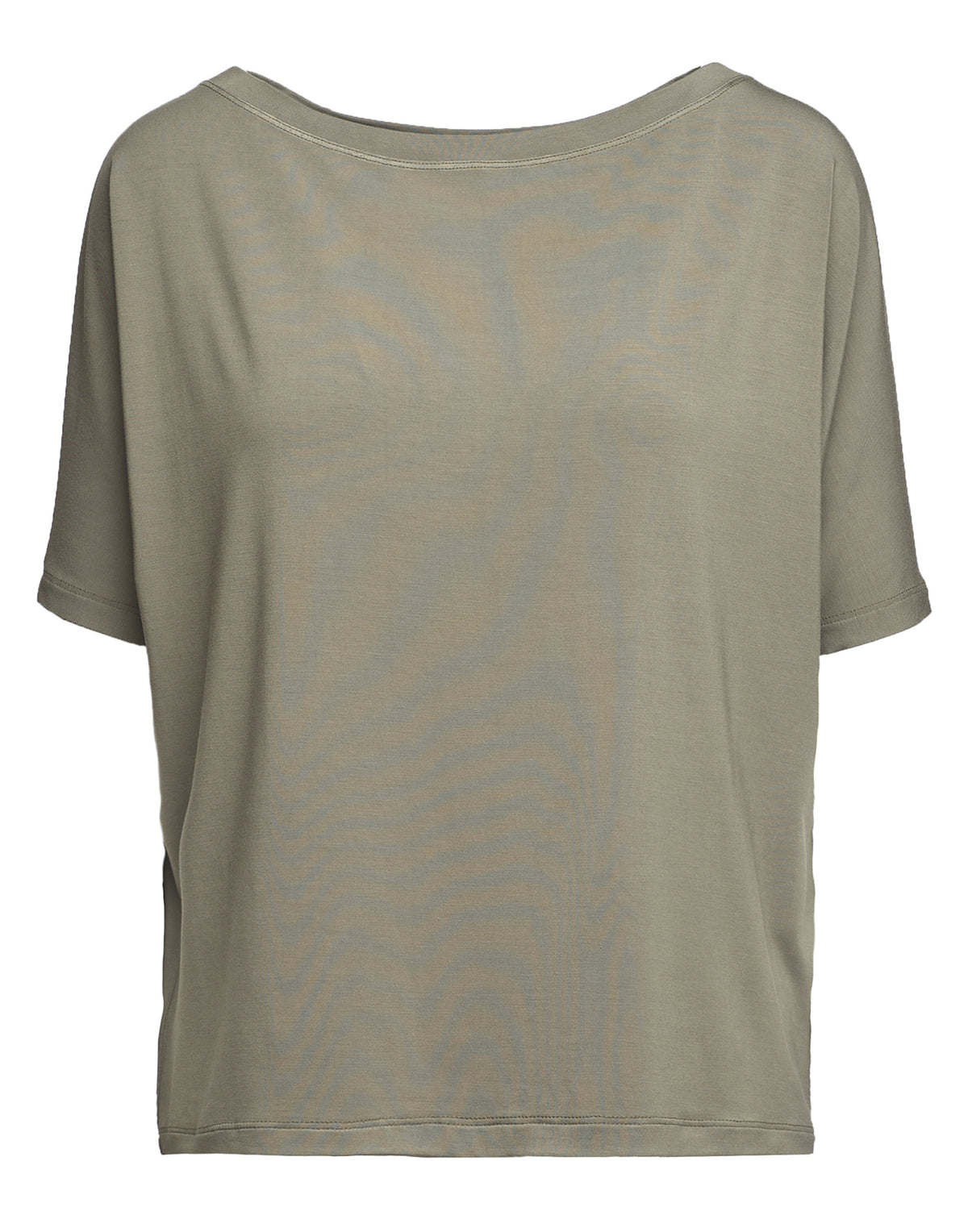 DOUUOD T-shirt Kimono in Bamboo Militare