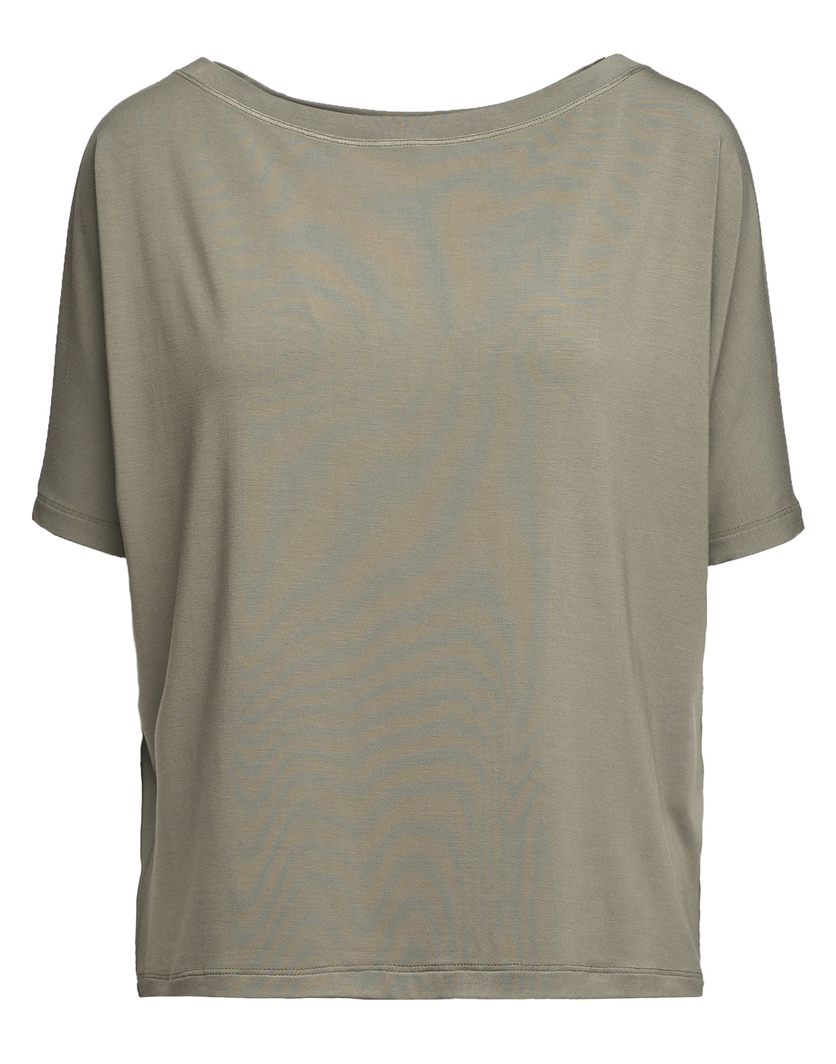 DOUUOD T-shirt Kimono in Bamboo Militare