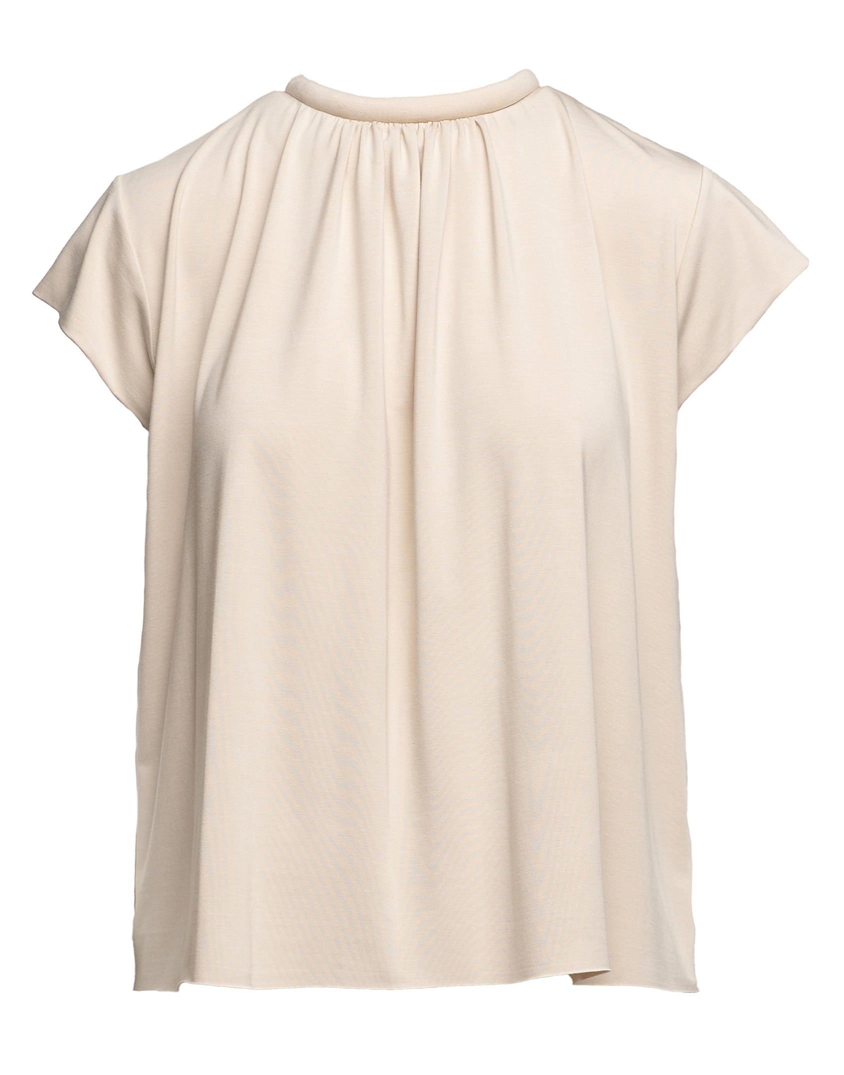 DOUUOD Top Collo Imbottito in Bamboo Talco