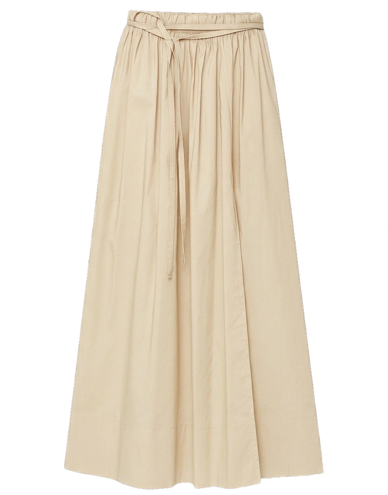 DOUUOD Gonna Portafoglio Arricciata in Popeline di Cotone Talco