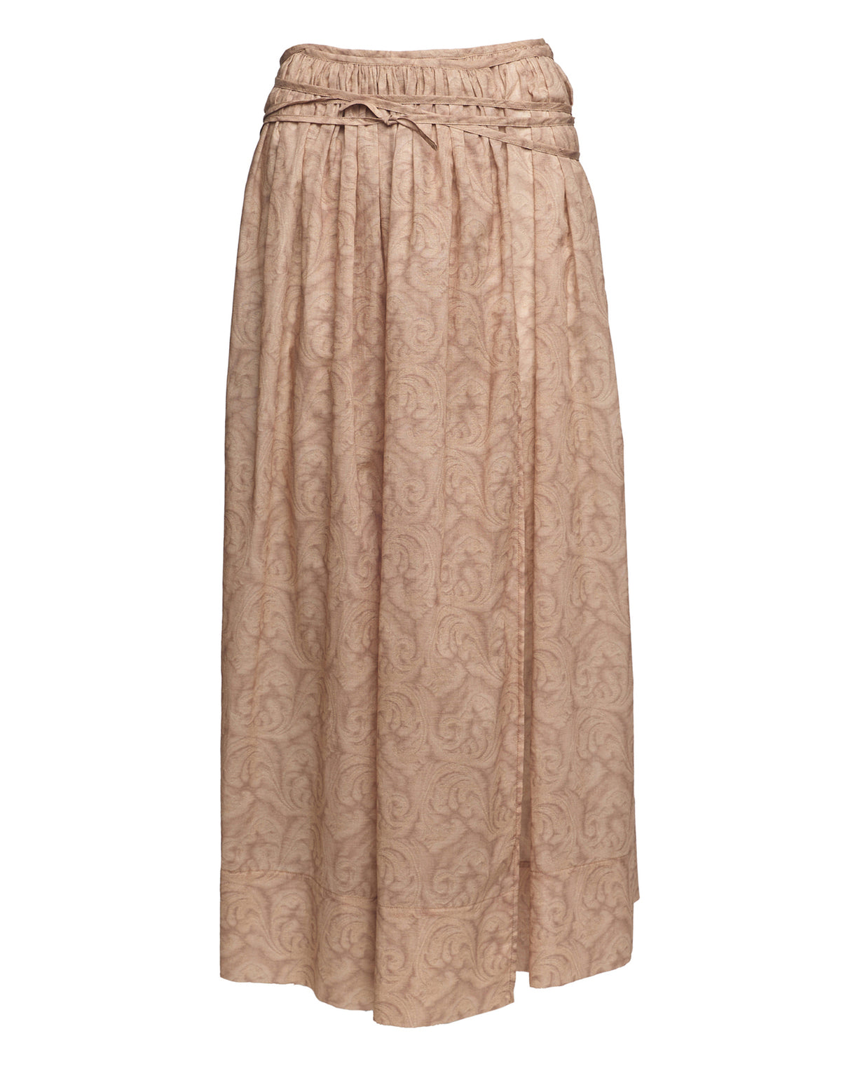 DOUUOD Gonna Pareo in Mussola Stampa Cashmere Corda