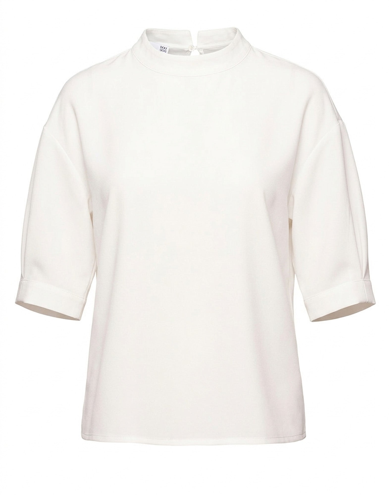 DOUUOD T-shirt in Crepe de Chine Latte