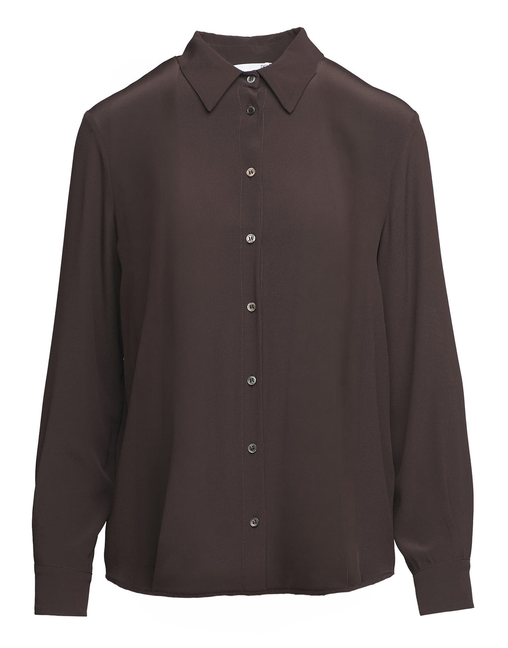 DOUUOD Camicia a Uomo in Crepe de Chine Ciocco