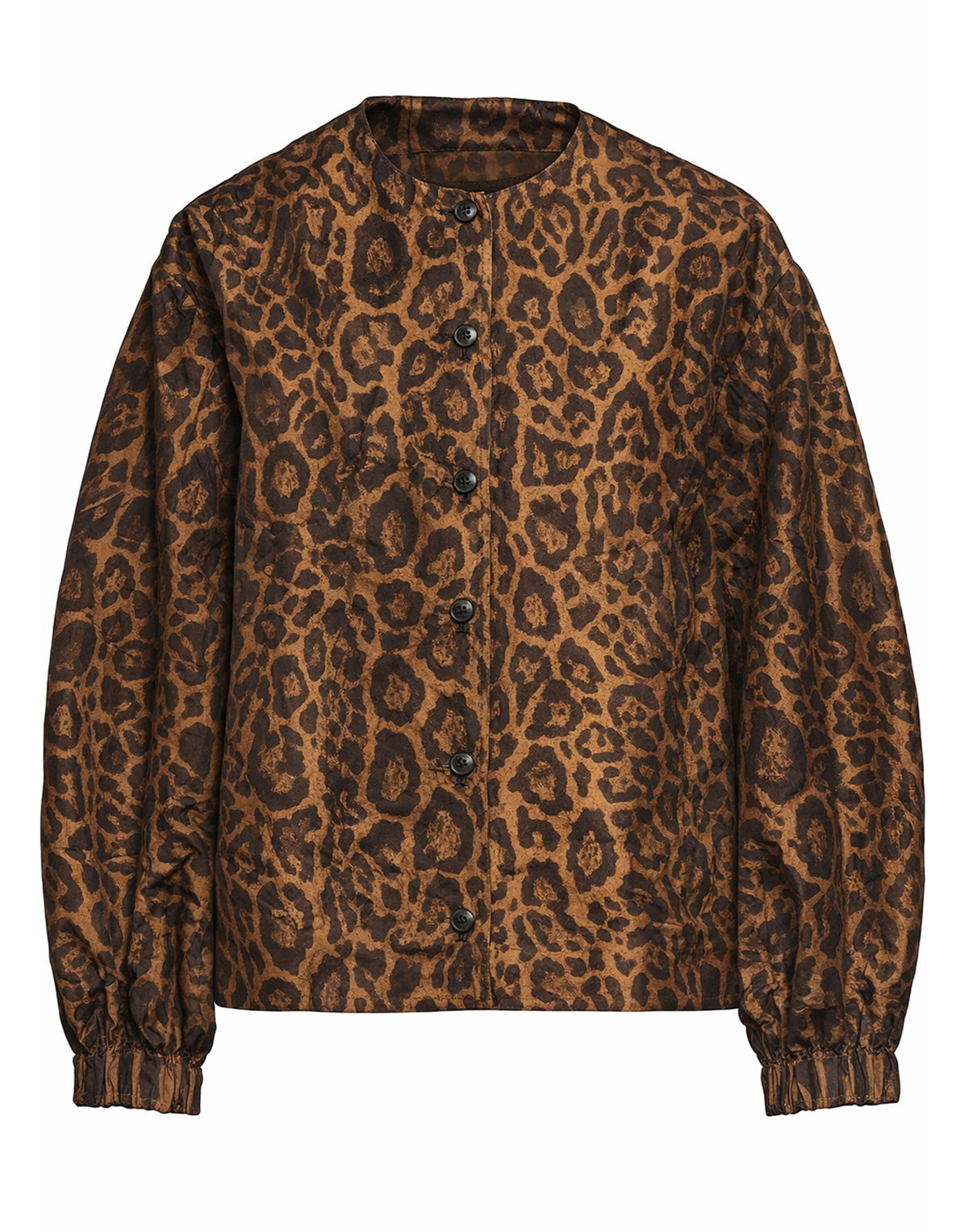 DOUUOD Bomber in Taffetà Jaquard Maculato