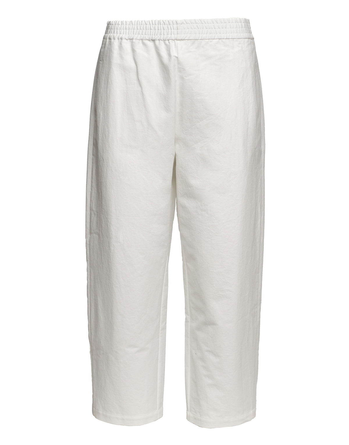 DOUUOD Pantaloni Japan in Cotone Froissé Latte