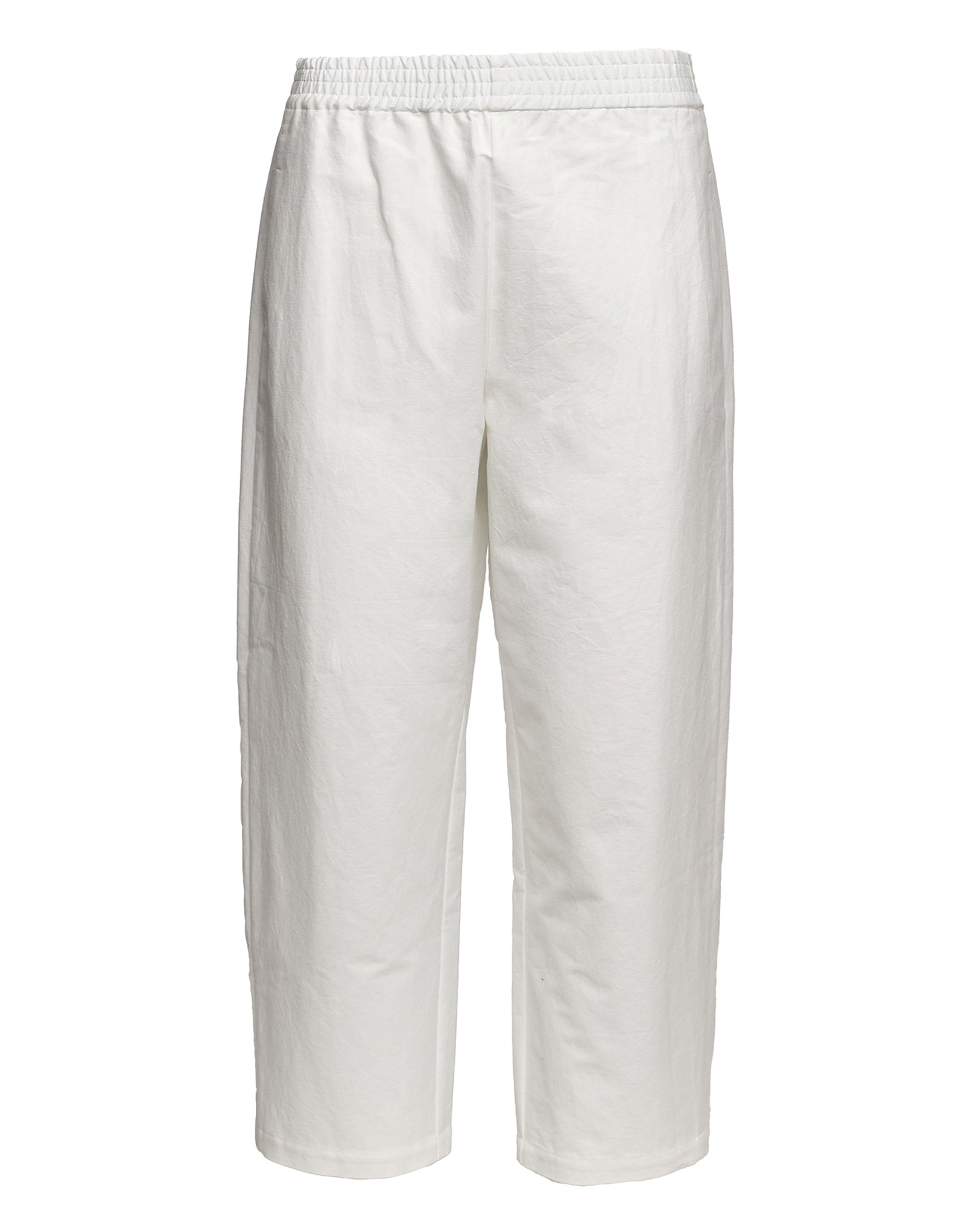 DOUUOD Pantaloni Japan in Cotone Froissé Latte