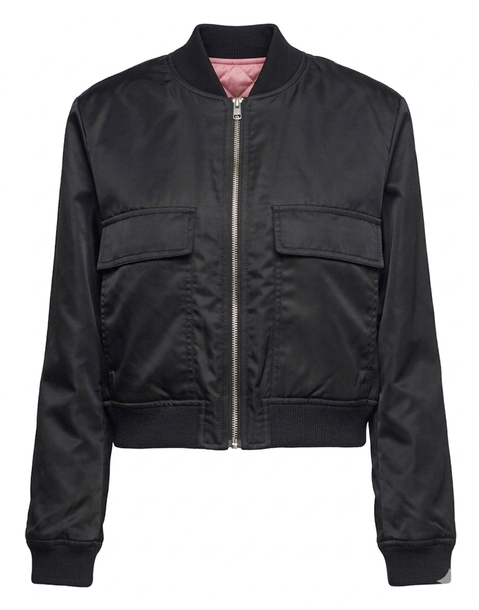 DOUUOD Bomber Corto in Tecno Raso Lavagna