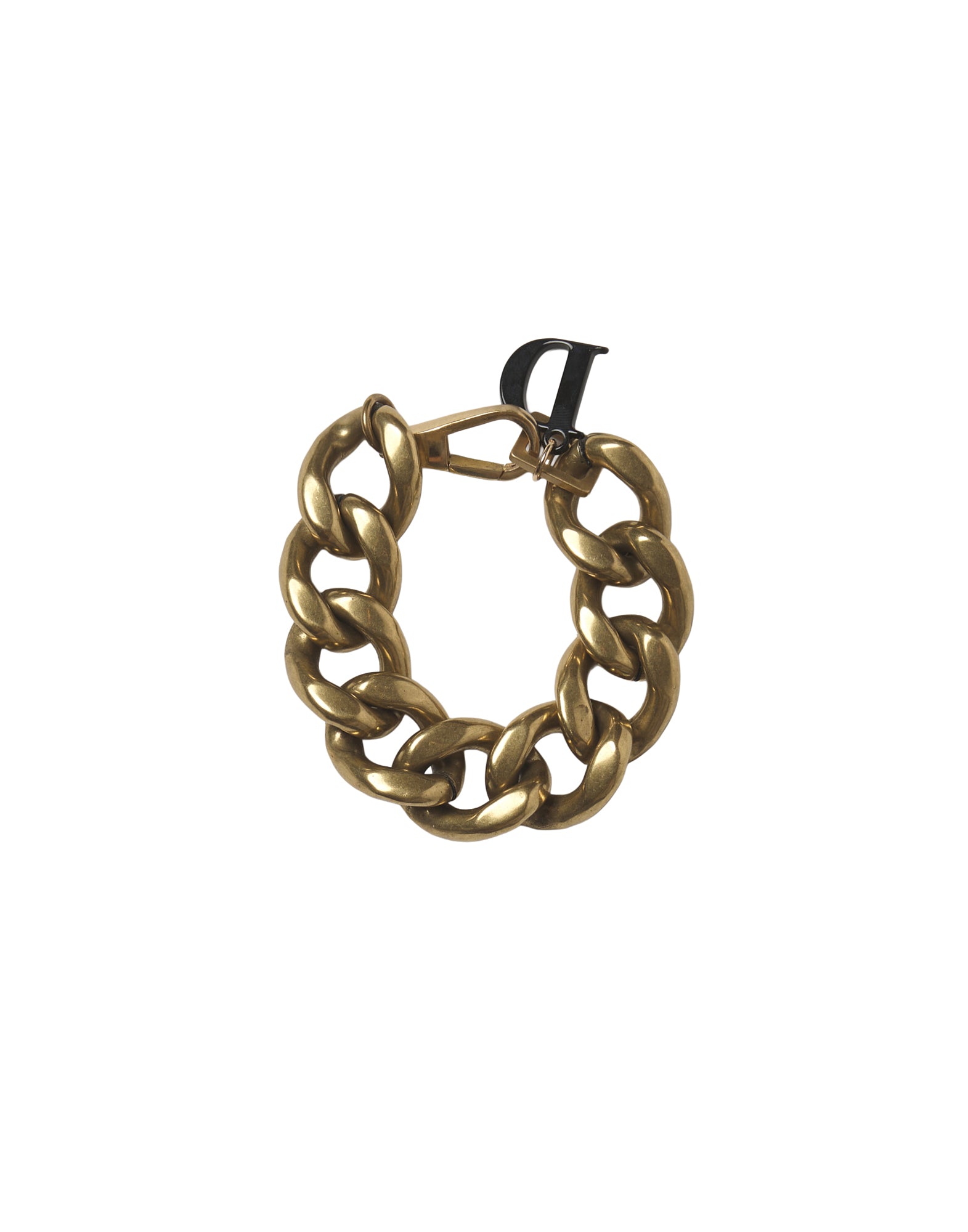 DOUUOD Bracciale Groumette con Lettera D Ottone