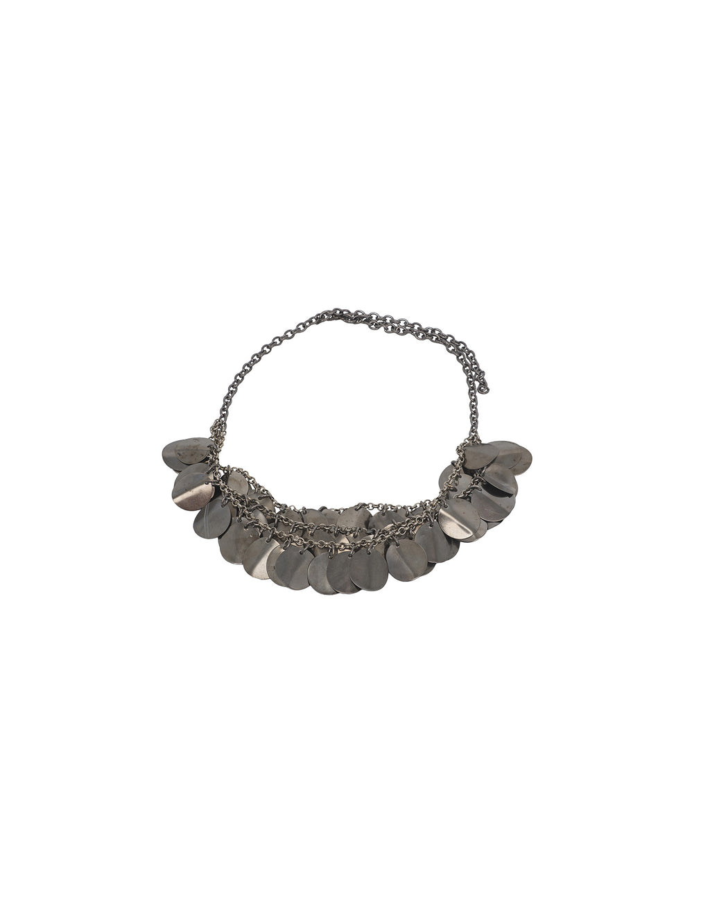 DOUUOD Collana Girocollo con Medagliette in Metallo