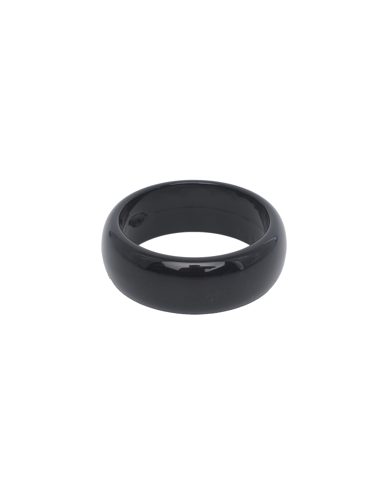 DOUUOD Bracciale Alto in Plexi Lucido Nero