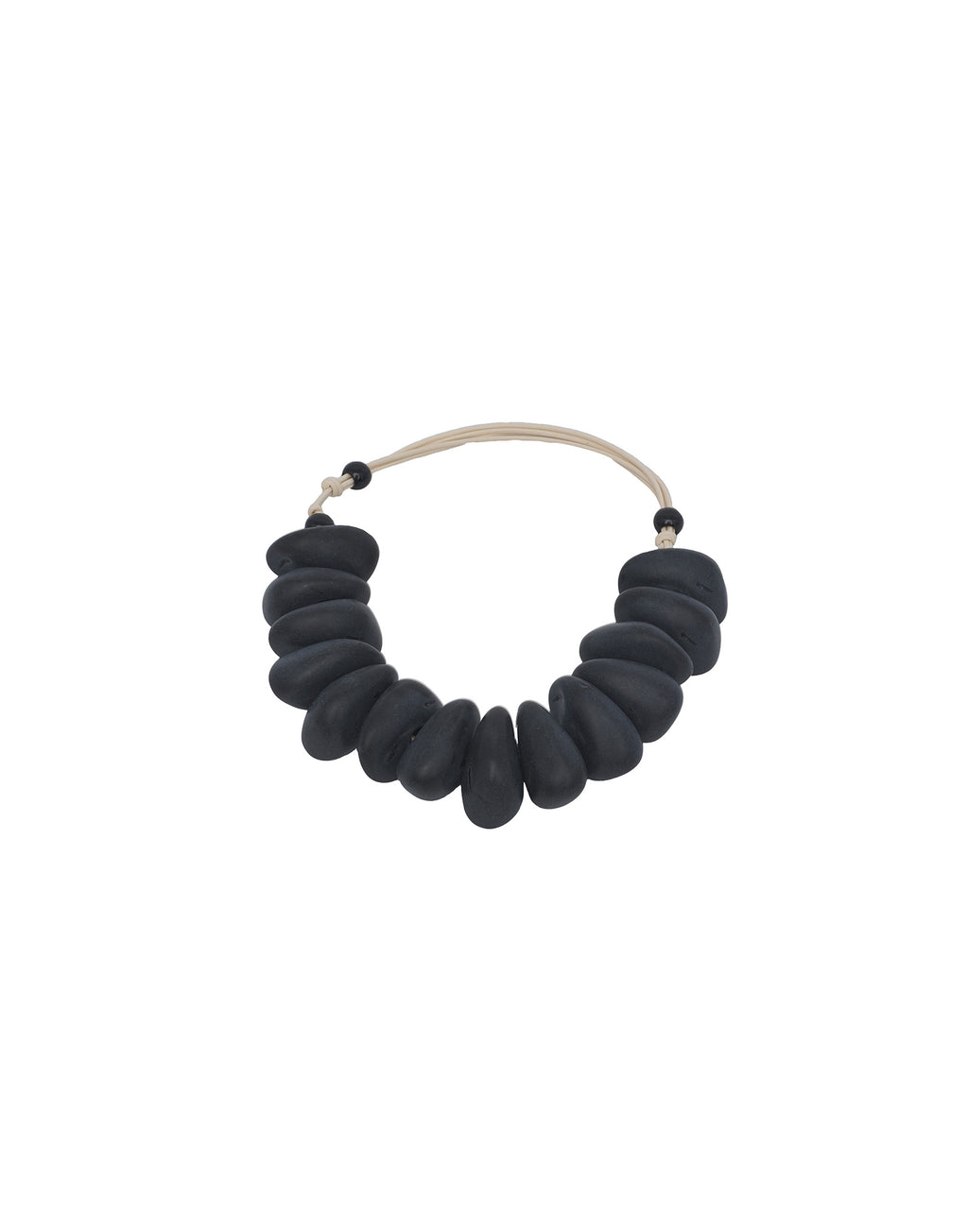 DOUUOD Collana Girocollo con Pietre Lavagna