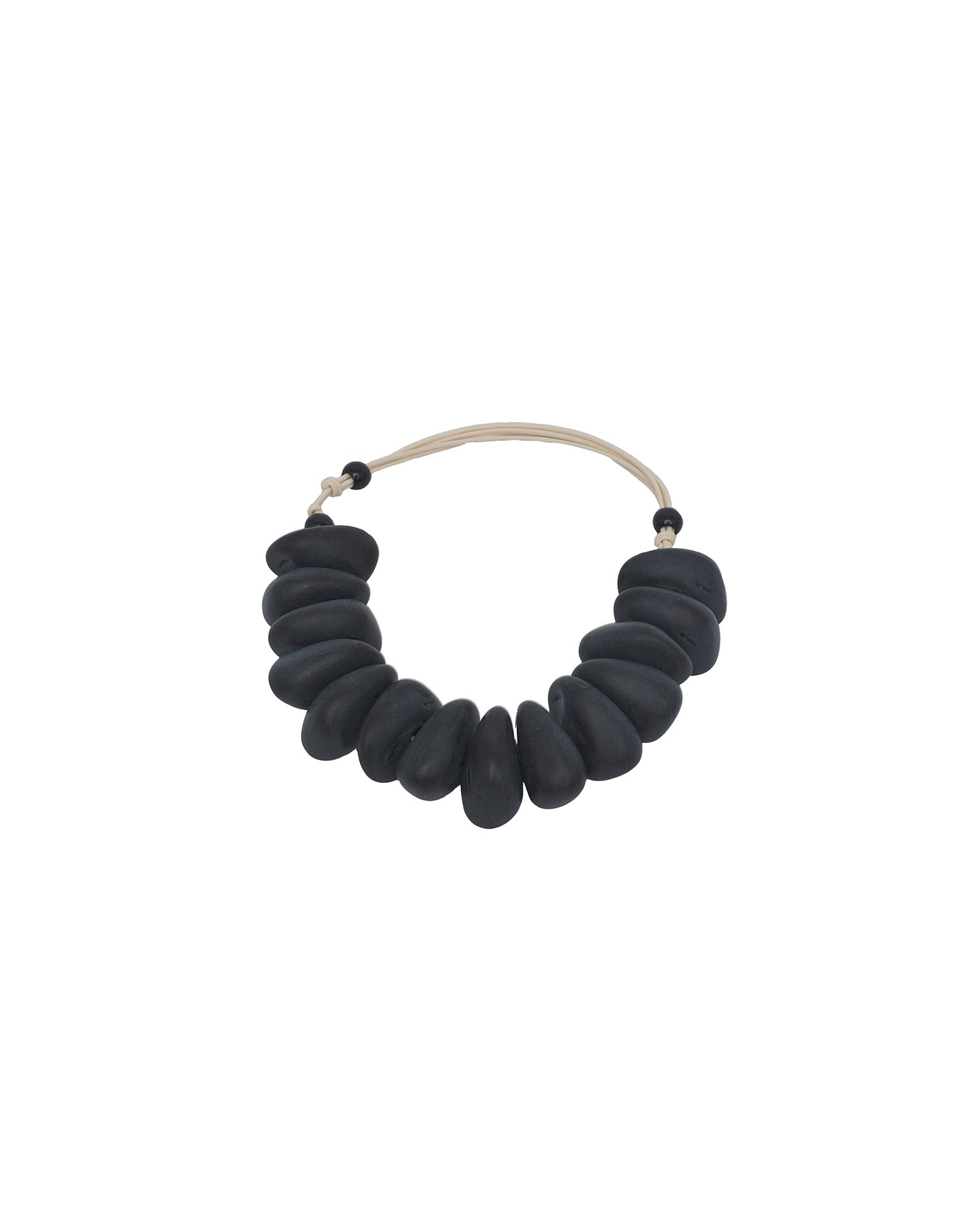 DOUUOD Collana Girocollo con Pietre Lavagna