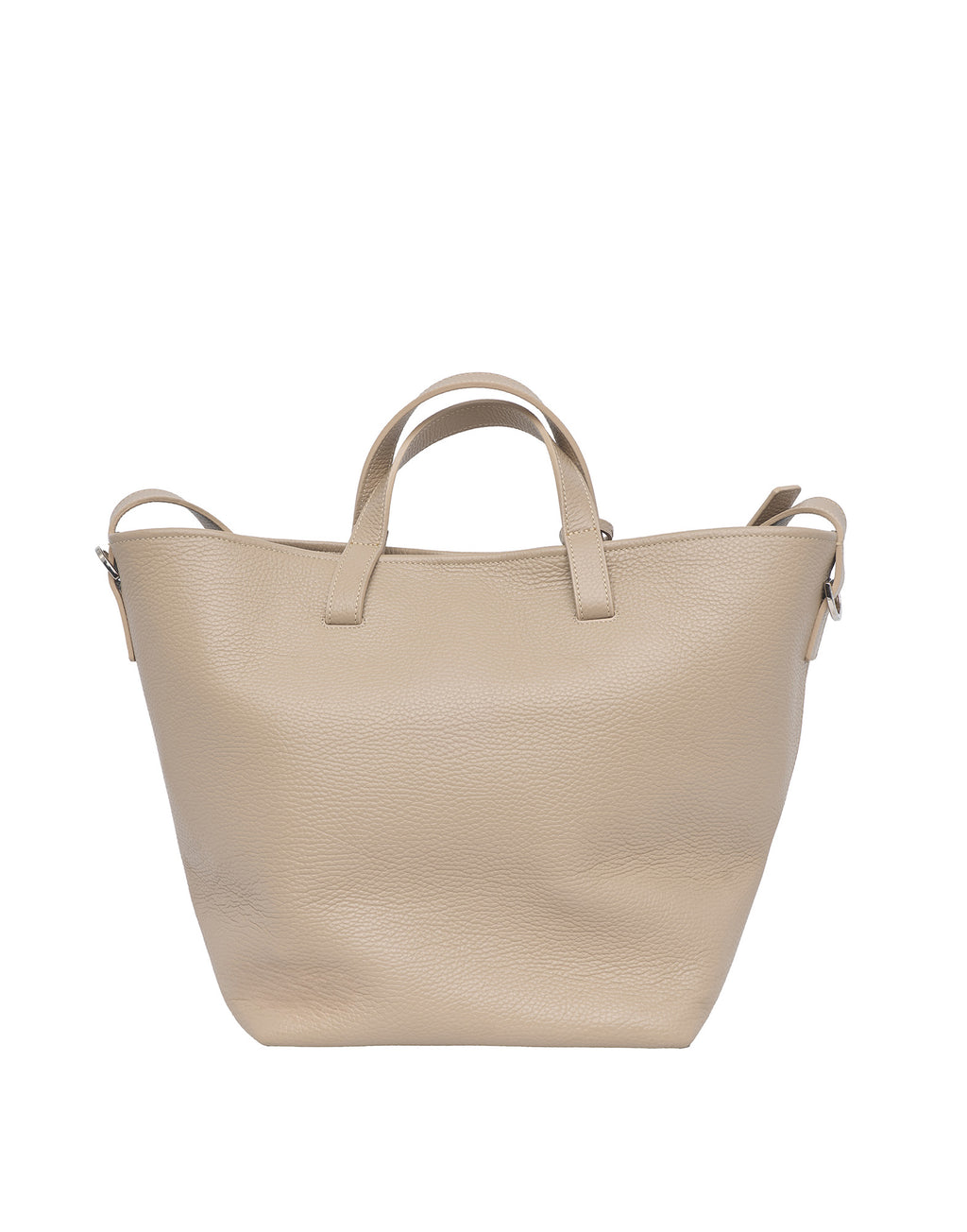 DOUUOD Borsa Shopping Giulia in Pelle Martellata Marmo