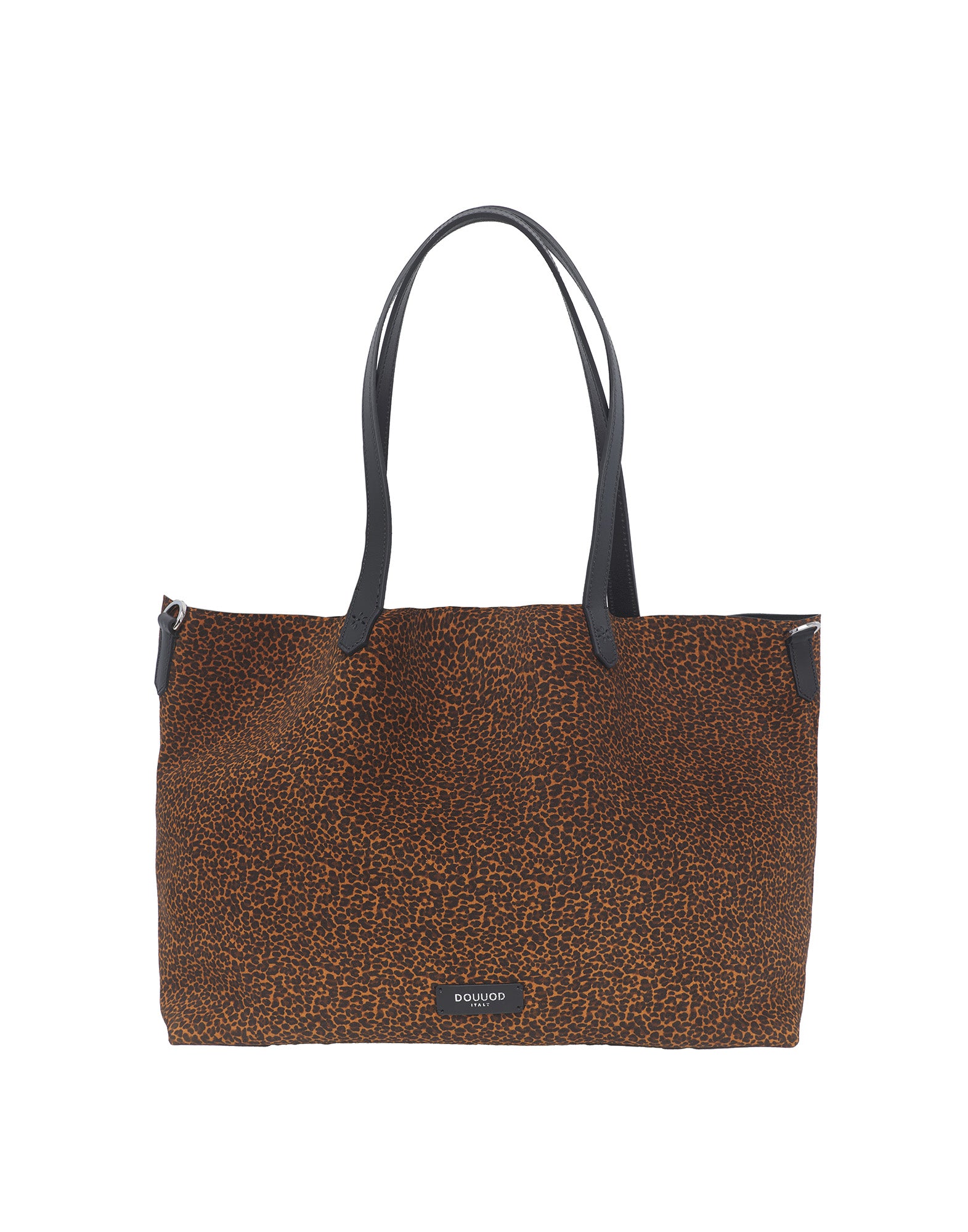 DOUUOD Borsa Shopping Grande Olivia in Crosta Animalier