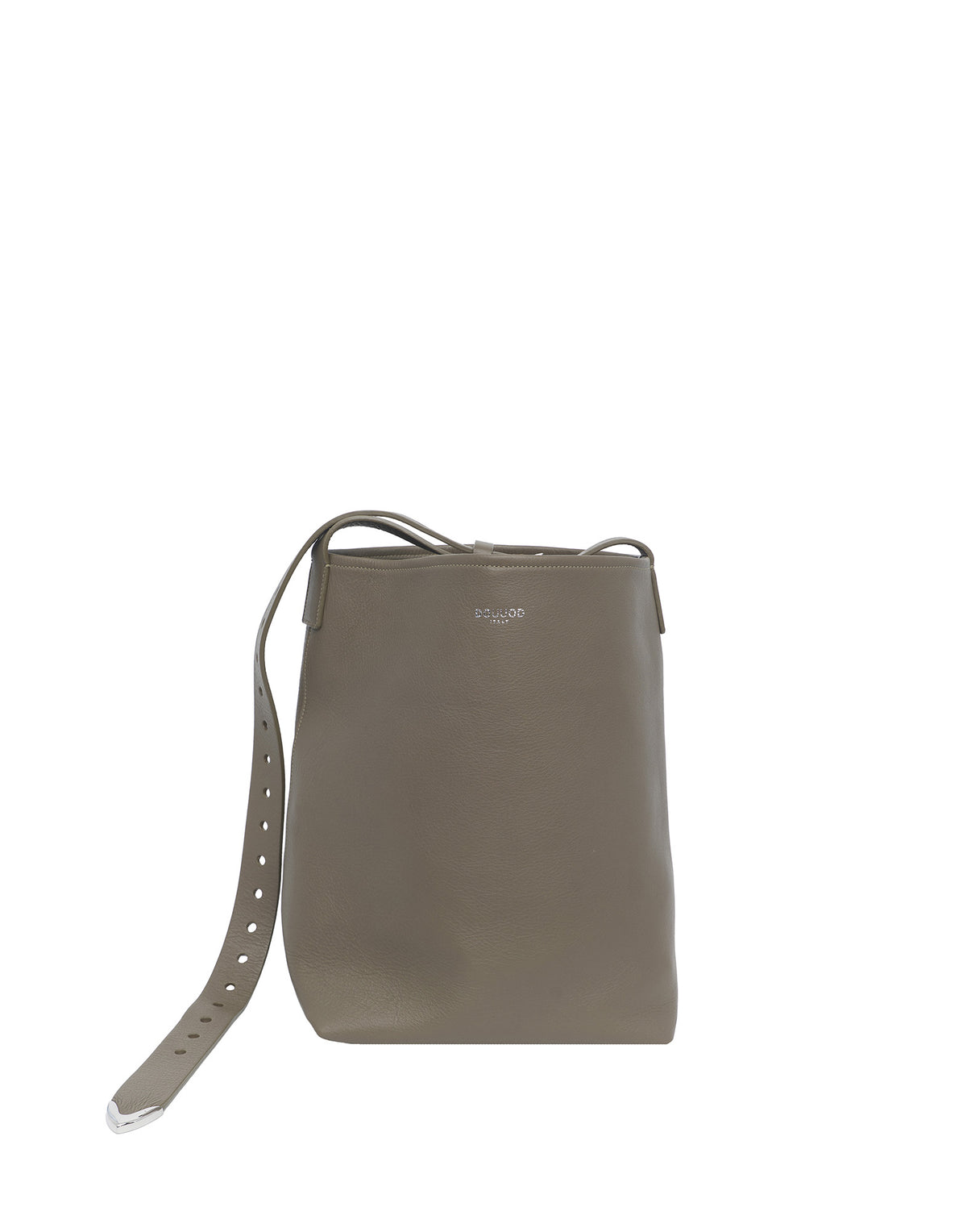 DOUUOD Borsa a Secchiello Tilla in Pelle Mousse Militare