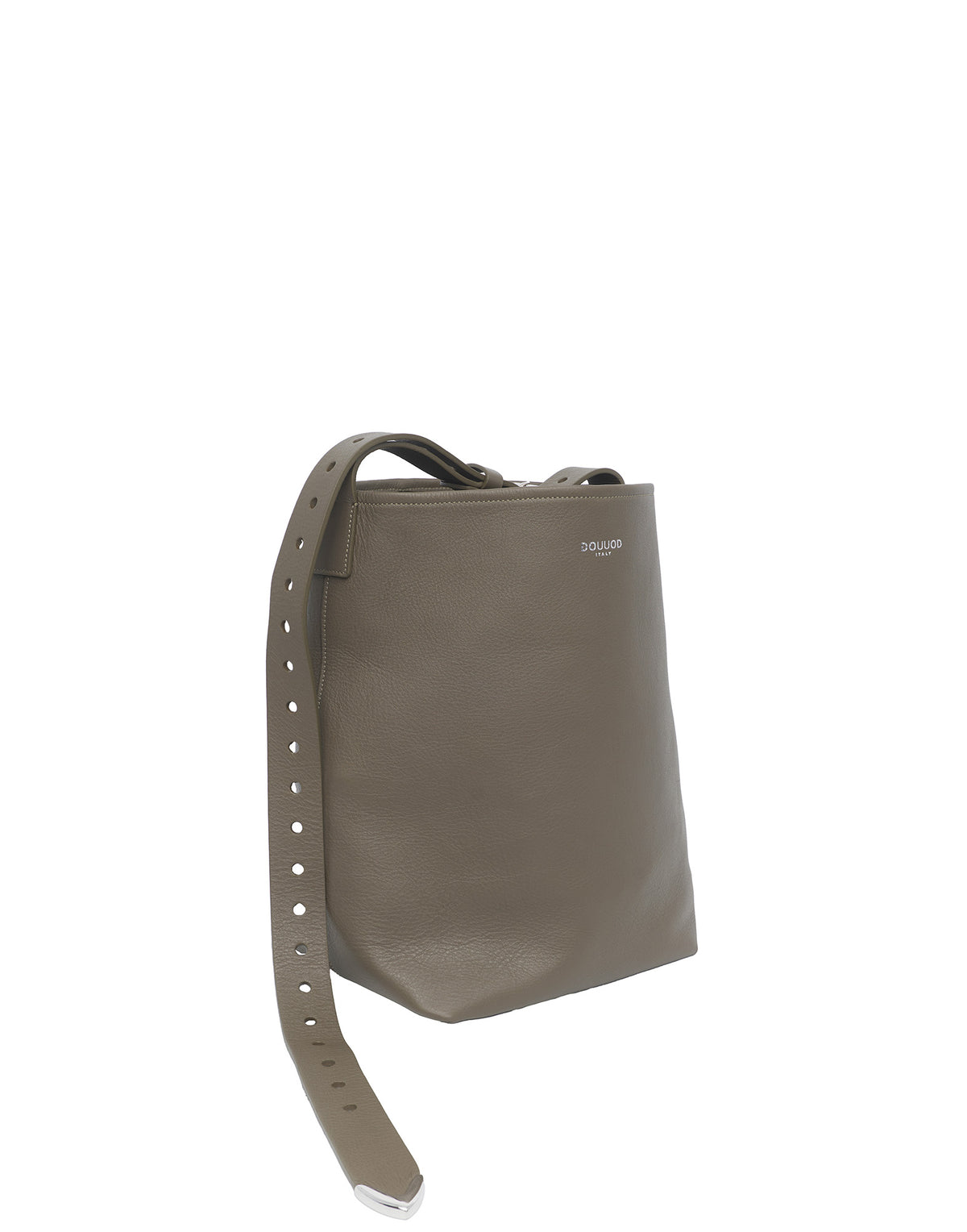 DOUUOD Borsa a Secchiello Tilla in Pelle Mousse Militare