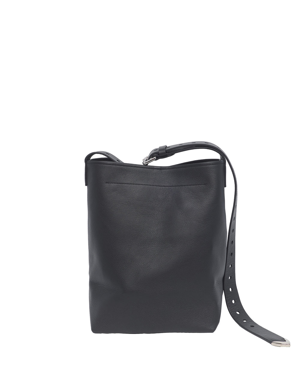 DOUUOD Borsa a Secchiello Tilla in Pelle Mousse Nera